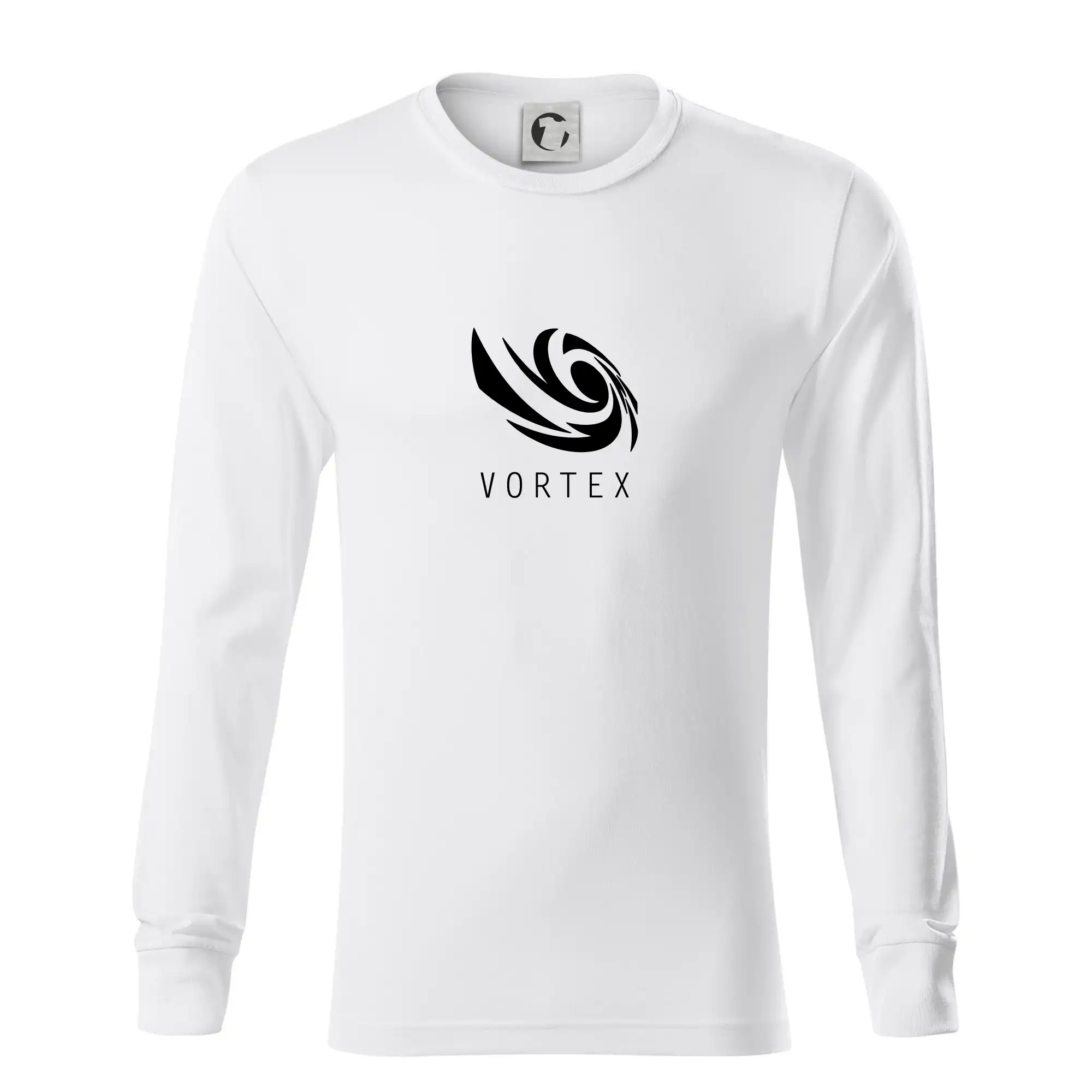 Tričká, mikiny a šiltovky pre Youtubery - Vortex logo jednofarebné - Tričko s dlhým rukávom LS R05