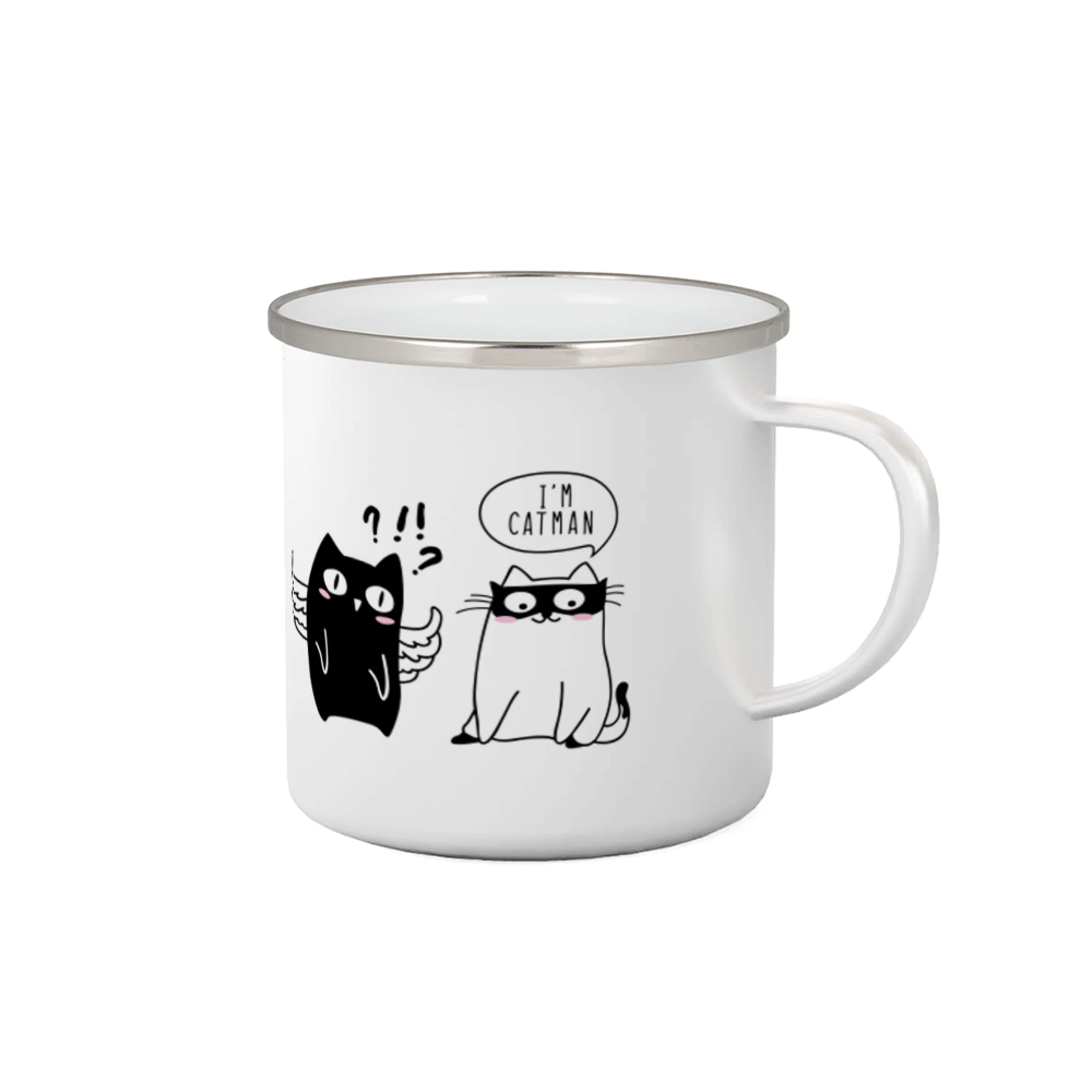 Vtipná tričká s mačkou - Catman - Plecháčik