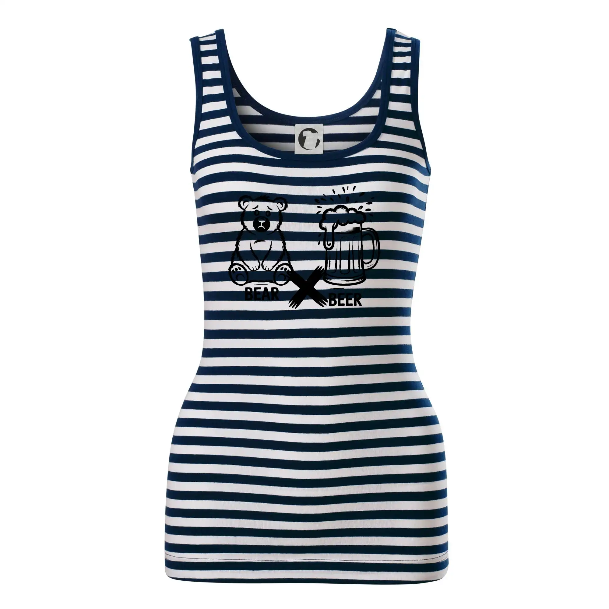 Ďalšie tričká pre školákov - Anglický slovníček - Bear Beer - Sailor tielko na vodu