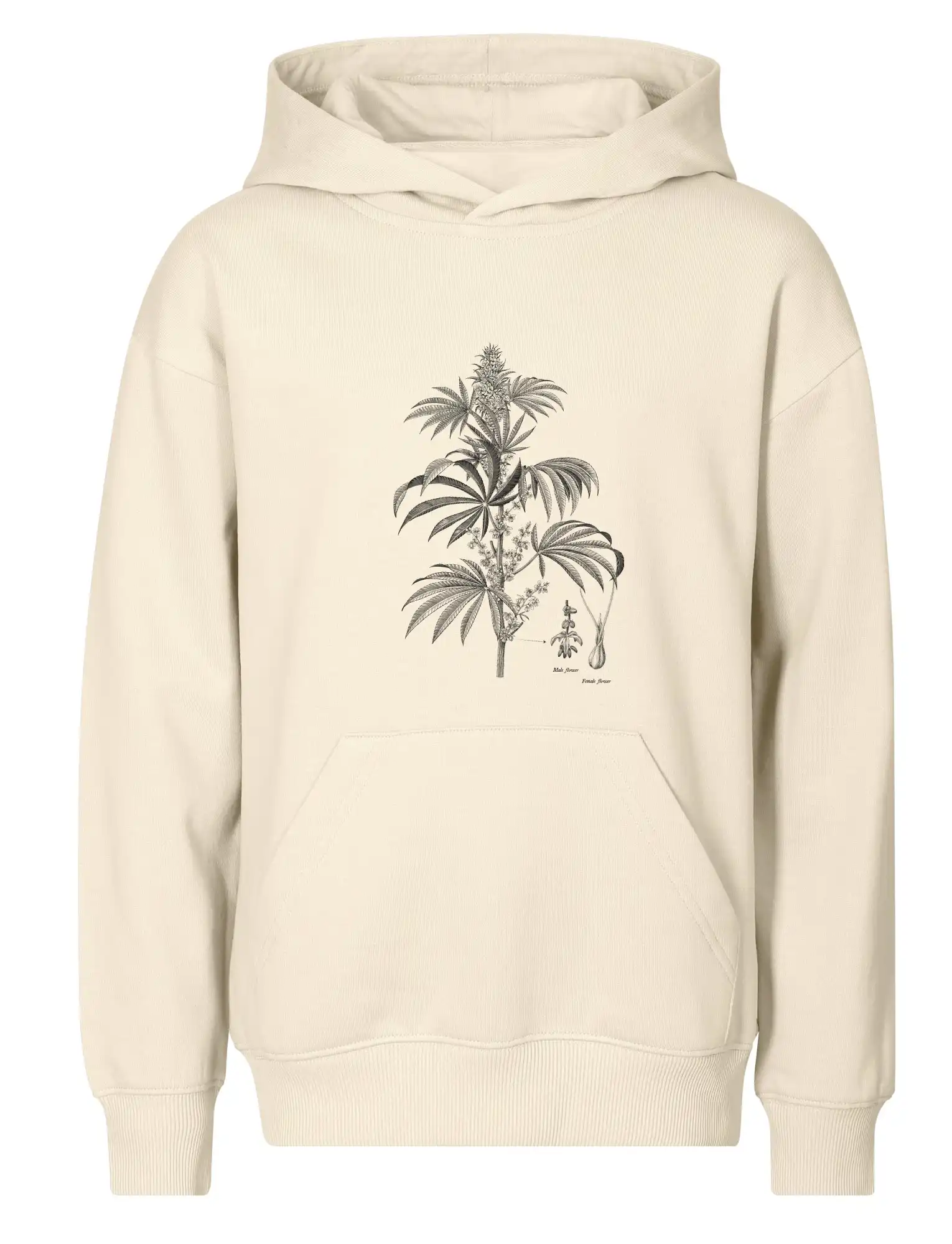 Konope kvietok čiernobiely  