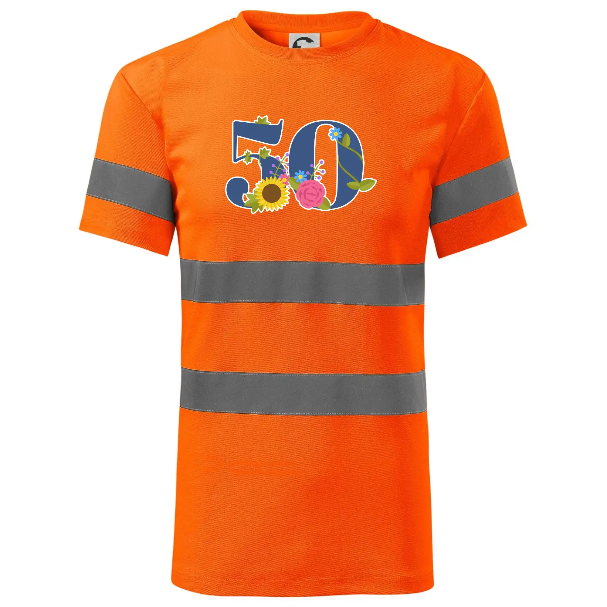 Květinové číslo kreslené - 50