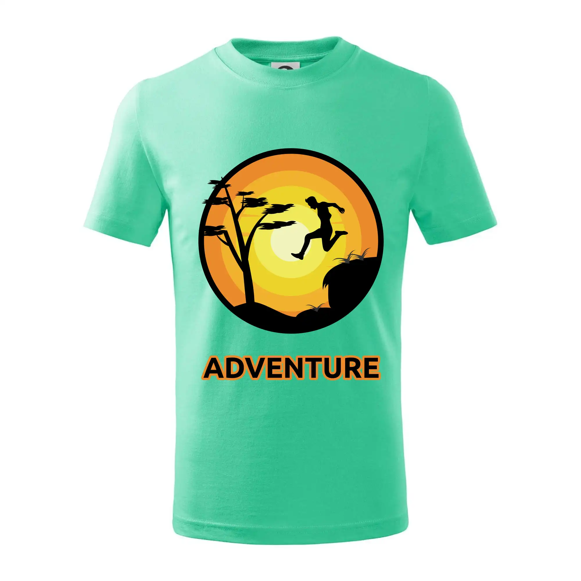 Ostatné športy - Parkour adventure - Tričko detské bavlnené