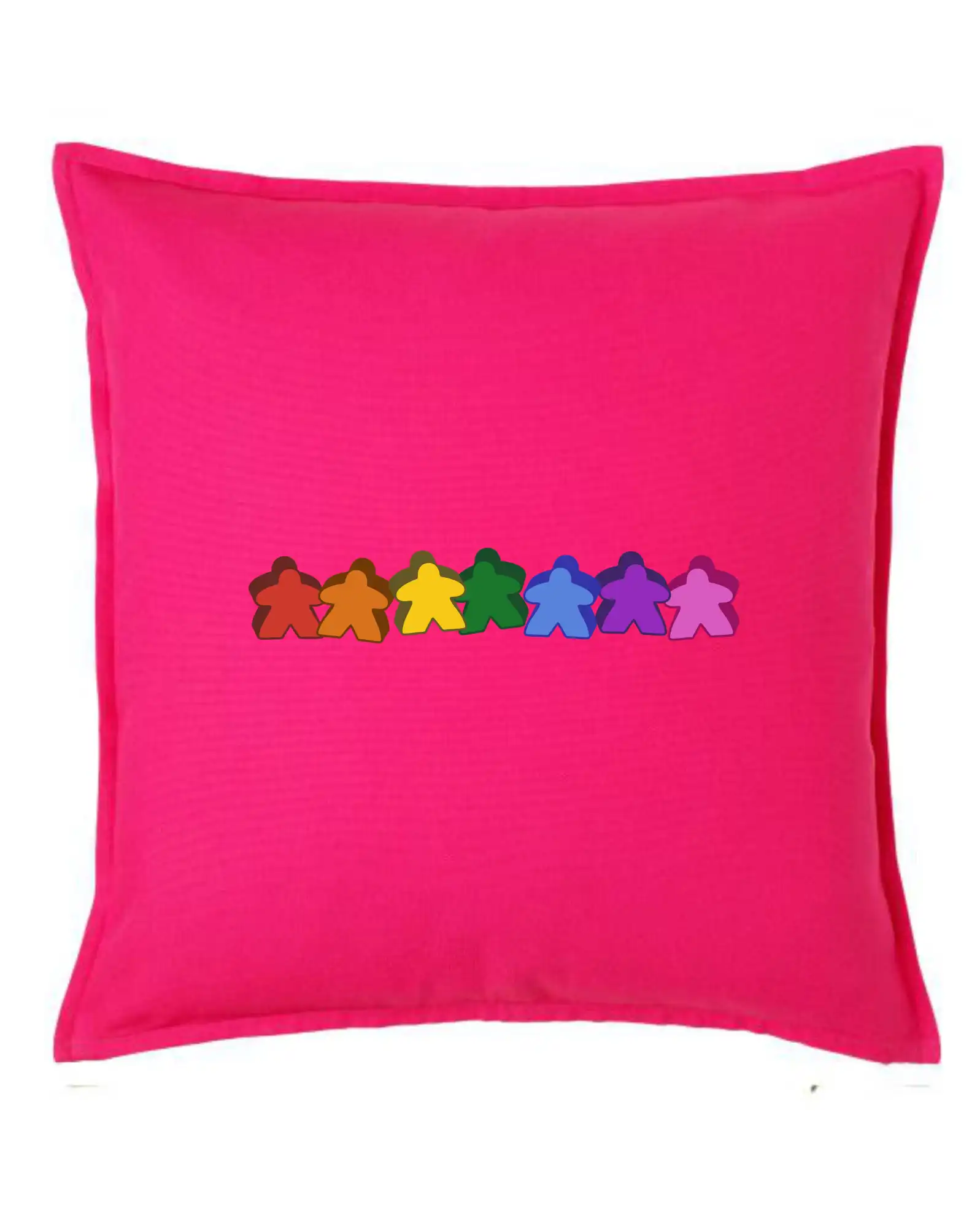 Tričká pre hráčov - Meeple duha - Vankúš 50x50