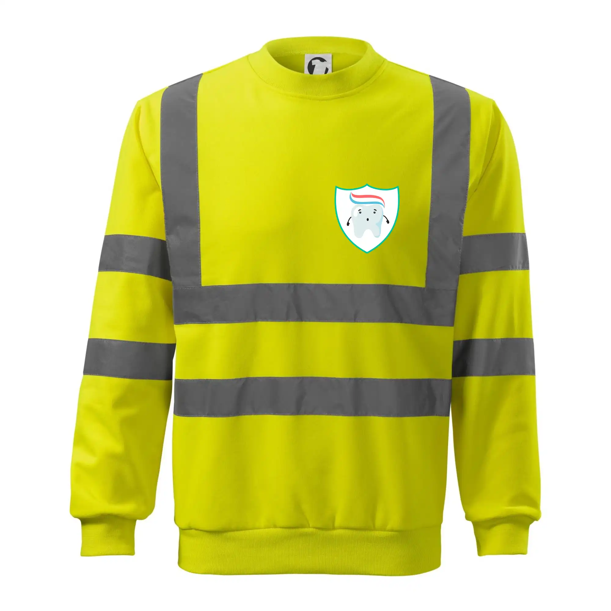 Zoubek na prsu - zubní pasta