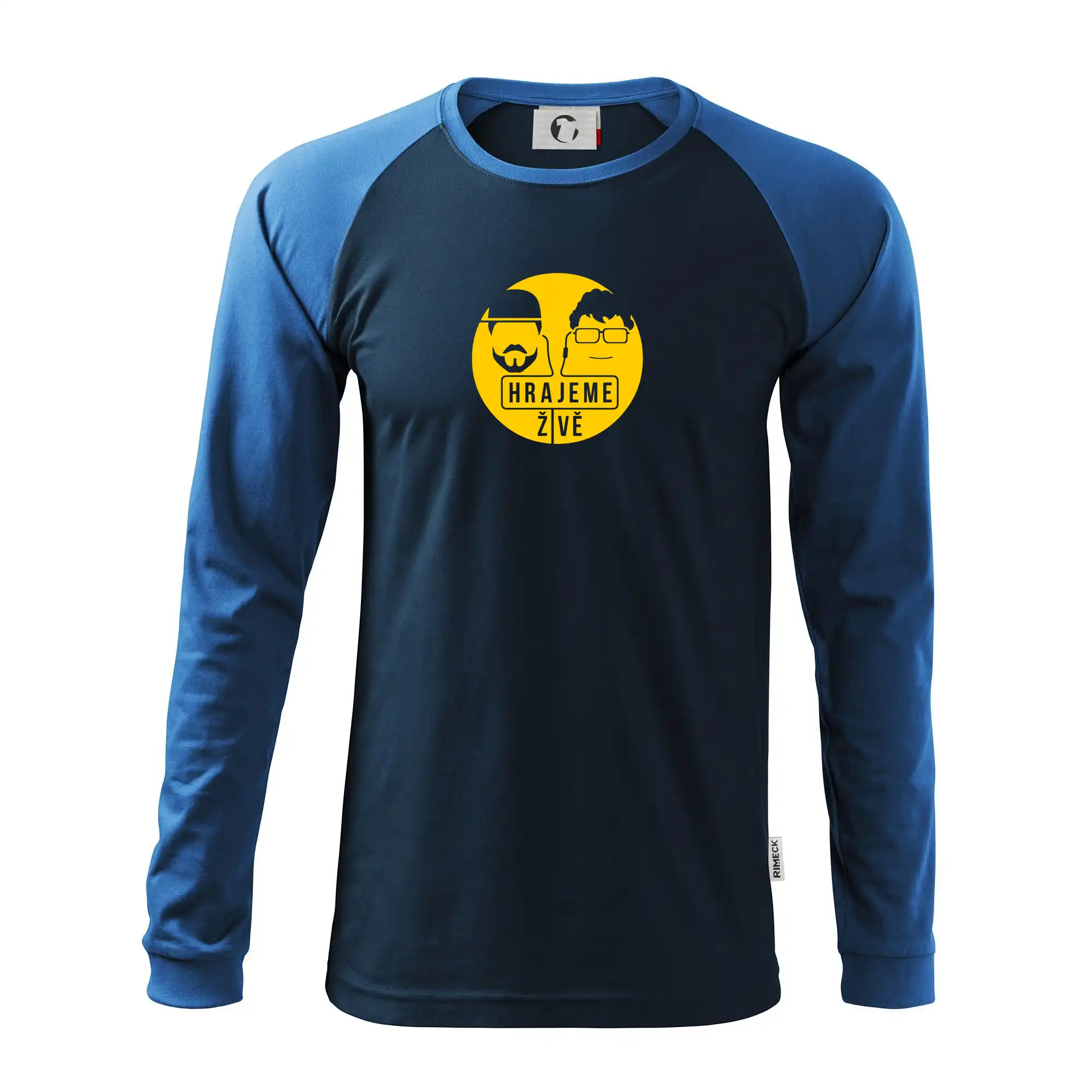 Tričká, mikiny a šiltovky pre Youtubery - Vortex hrajeme živě - Pánske tričko s dlhým rukávom LS130