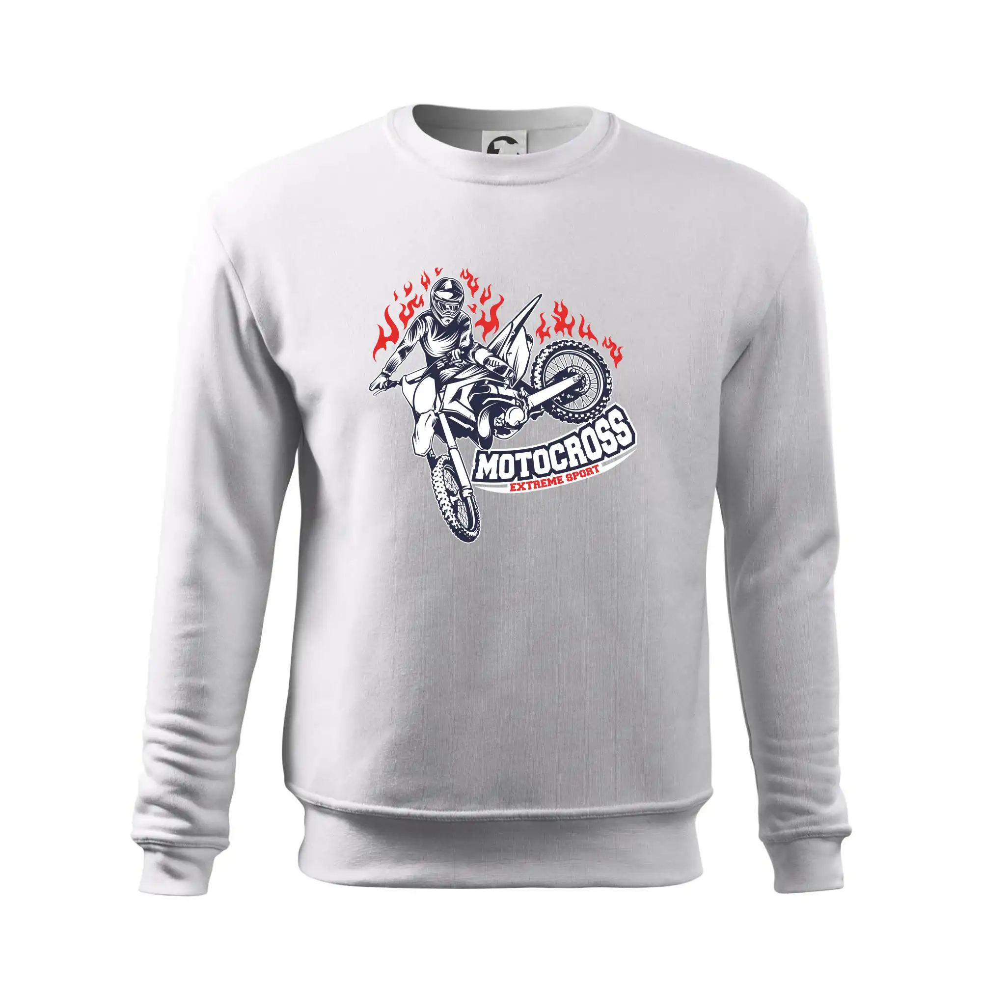 Motocross extreme sport fire