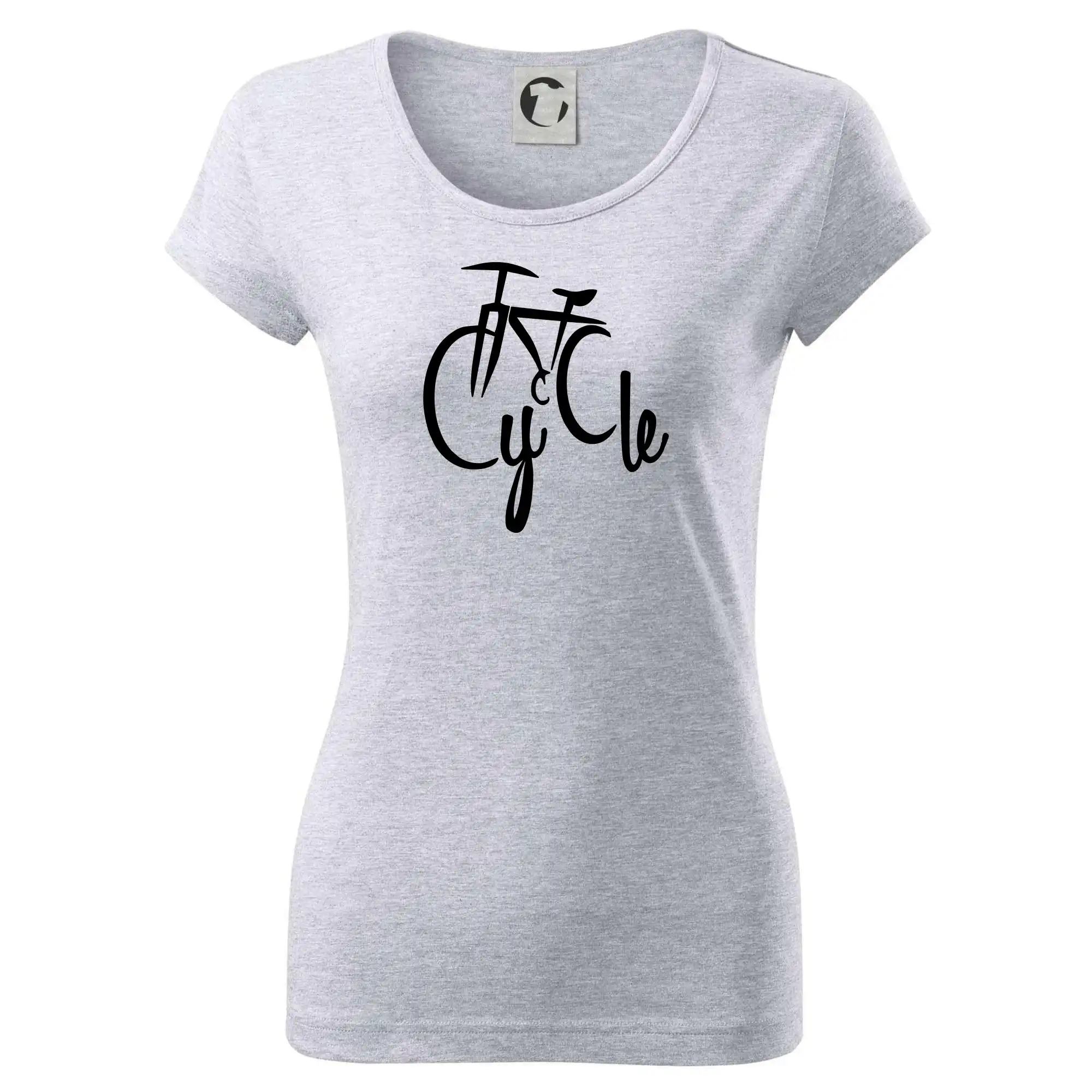 Tričko ako darček pre cyklistu - Cycle bicykel - Dámske tričko Pure