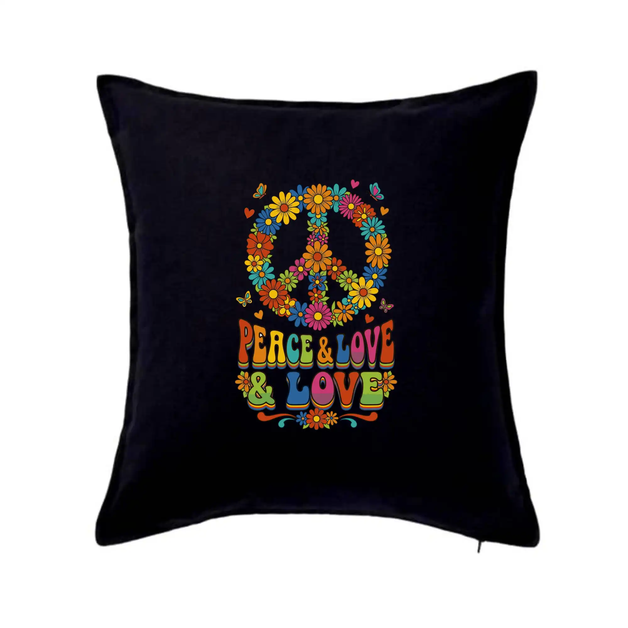 Peace and love - na výšku s květy