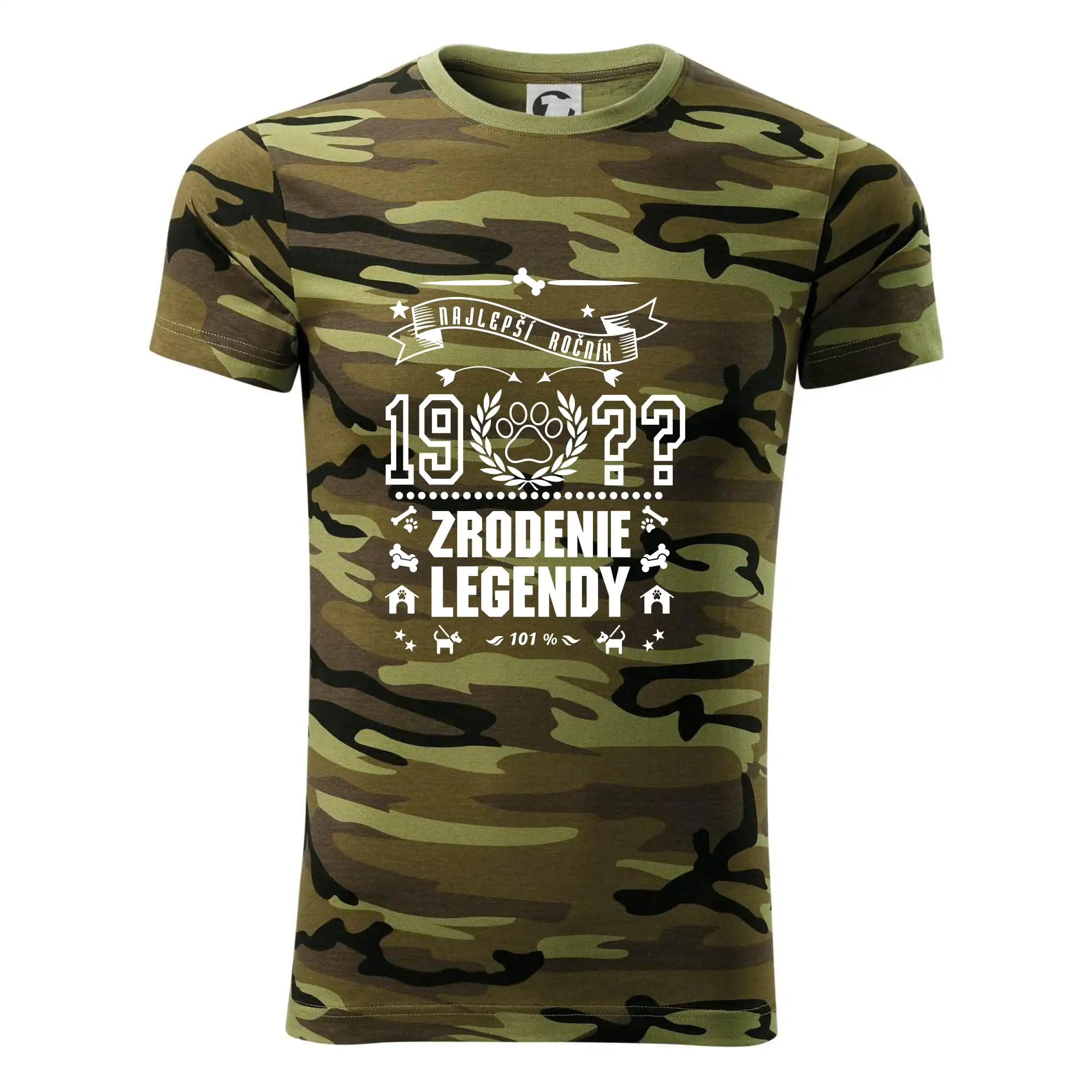 Trička Zrodenie legendy - Zrodenie legendy - pre psíčkarov - Army CAMOUFLAGE