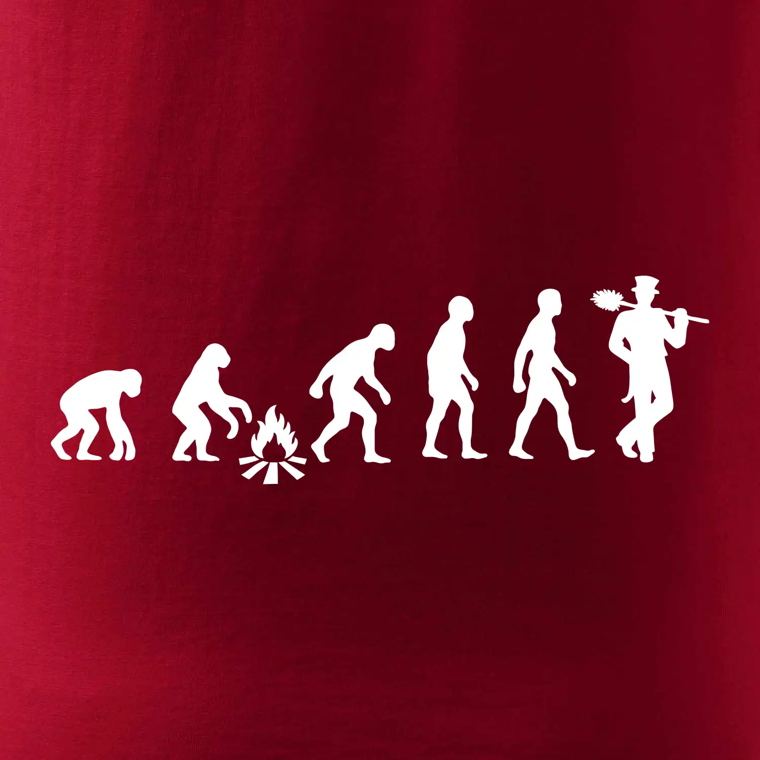 Evoluce kominík v klobouku