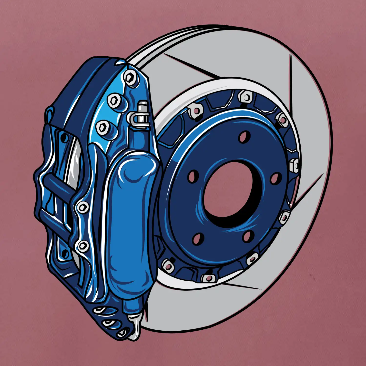 Auto kotoučová brzda