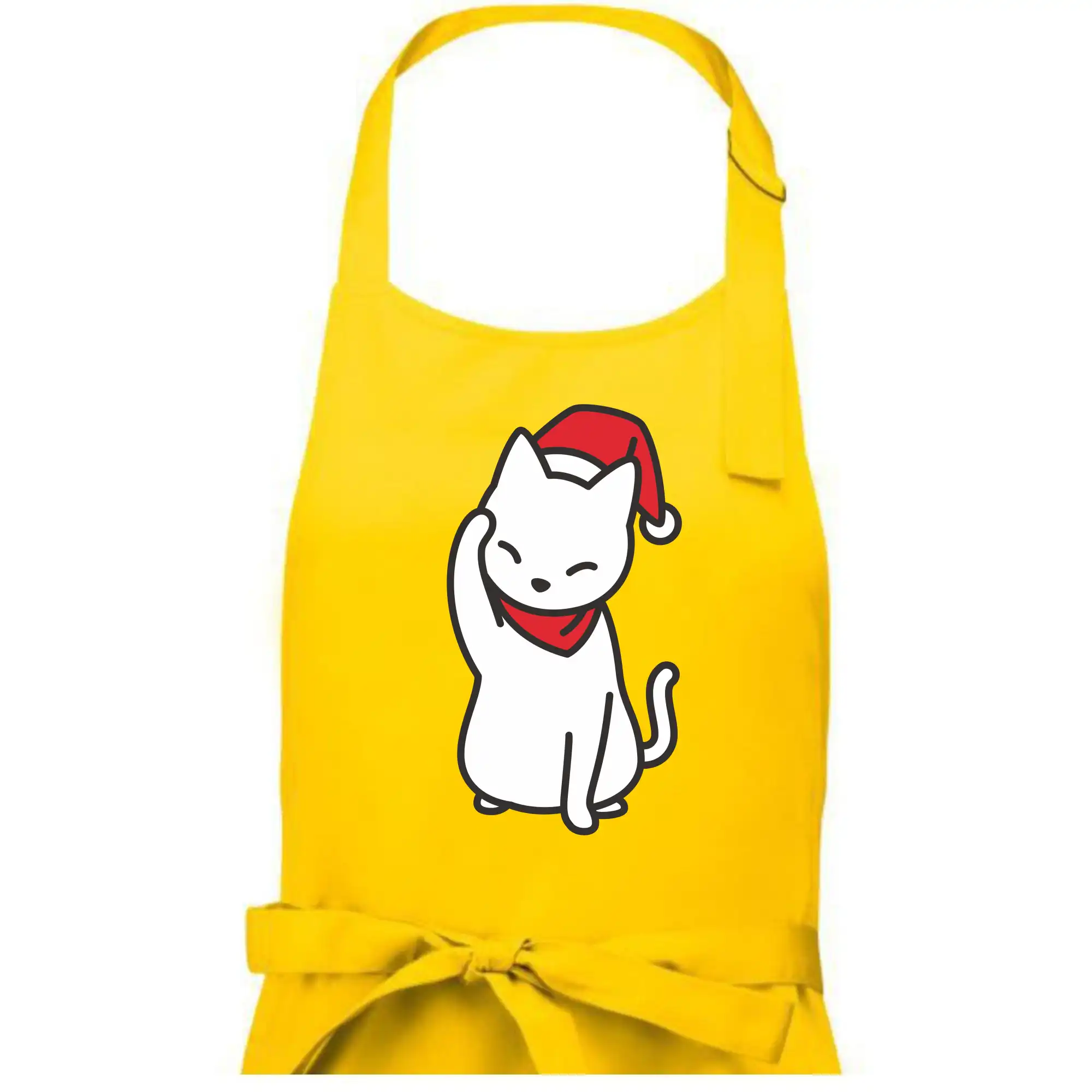 Vánoční kočka mávající