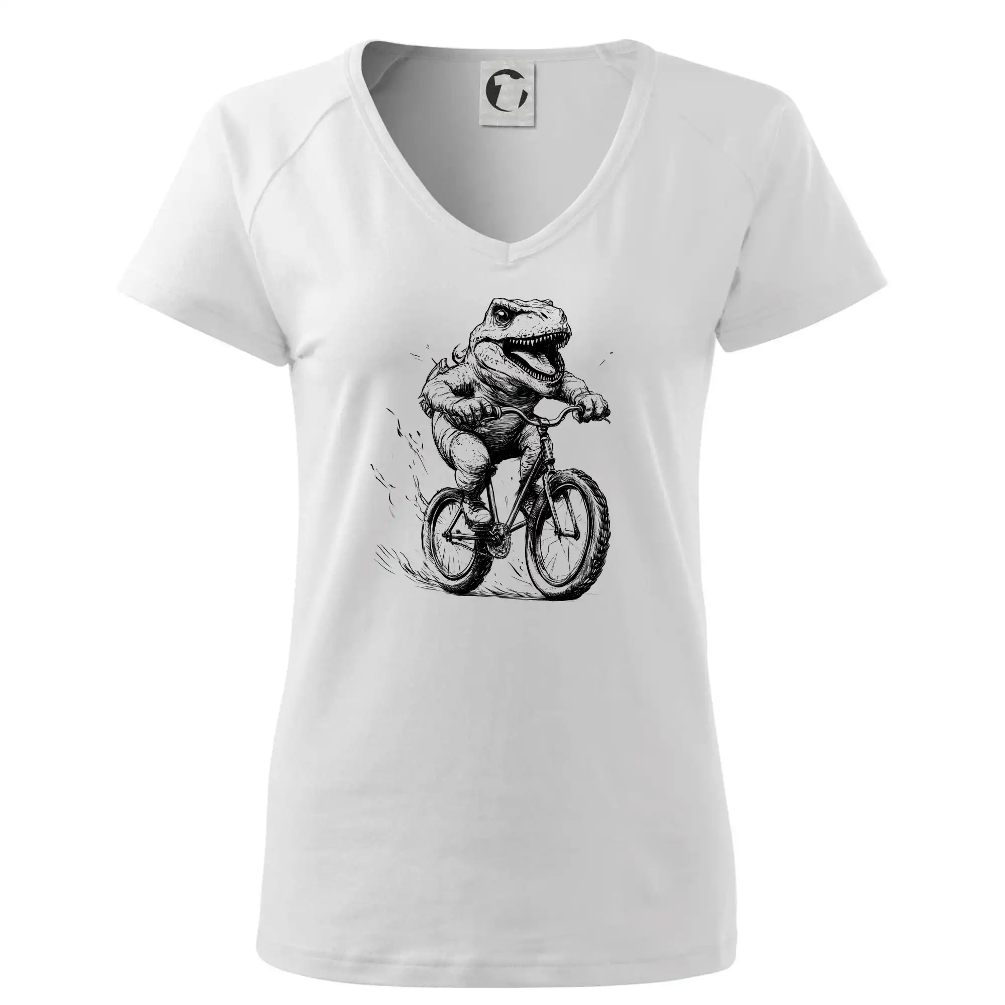 Naštvaný Dinosaurus na kole