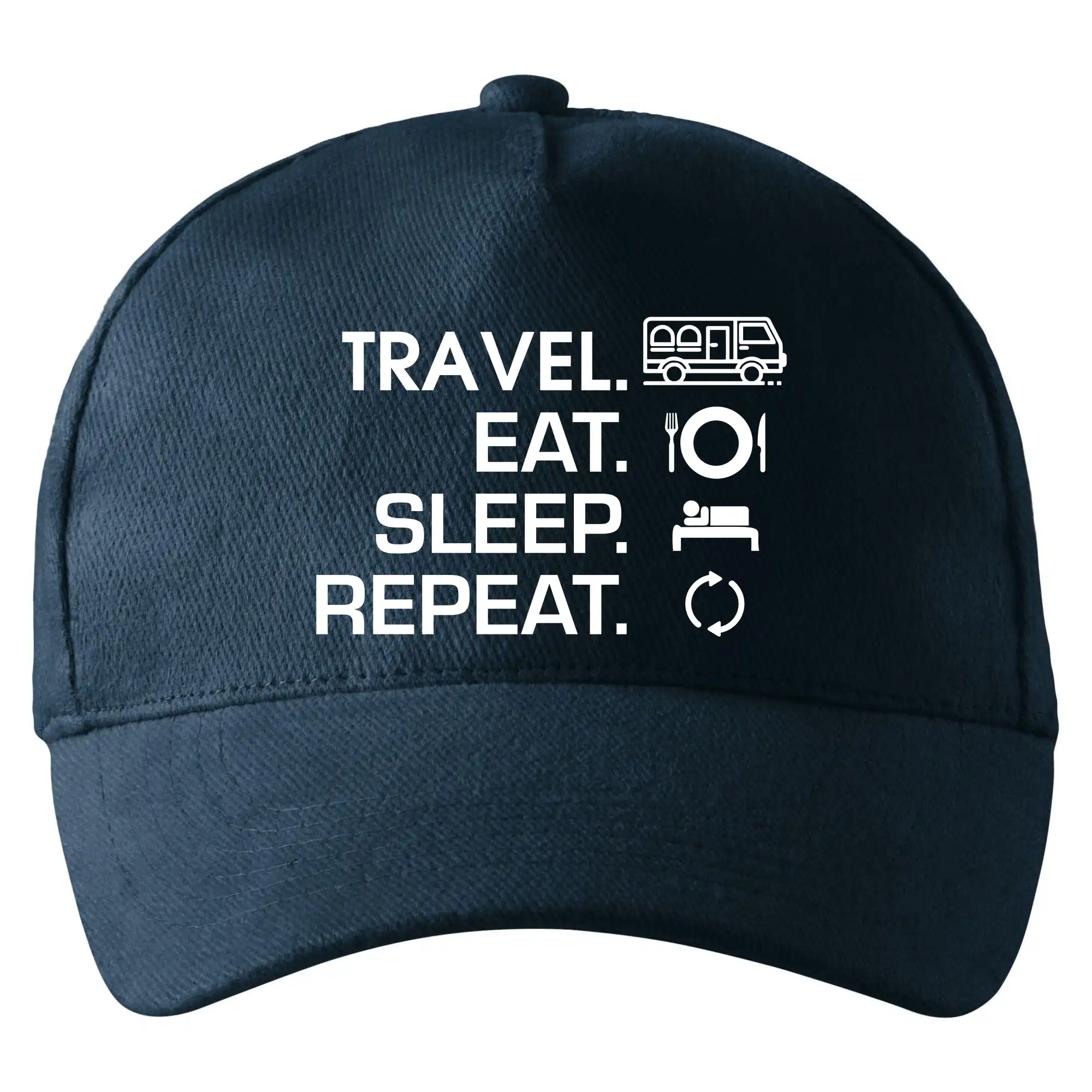 Eat sleep travel - Van