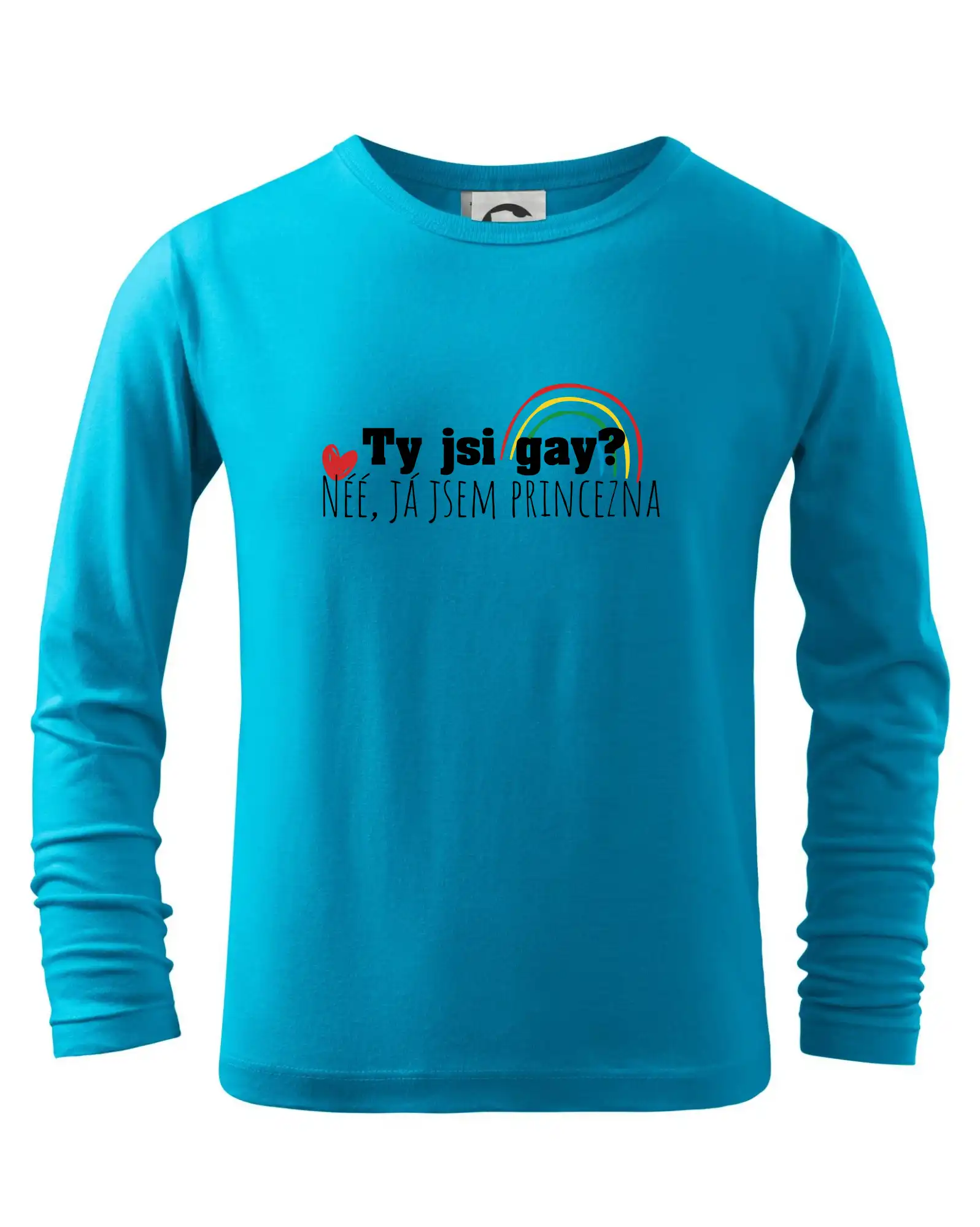 Tričká pre LGBT a Queer komunitu - Gay princezna - Tričko detské Long Sleeve