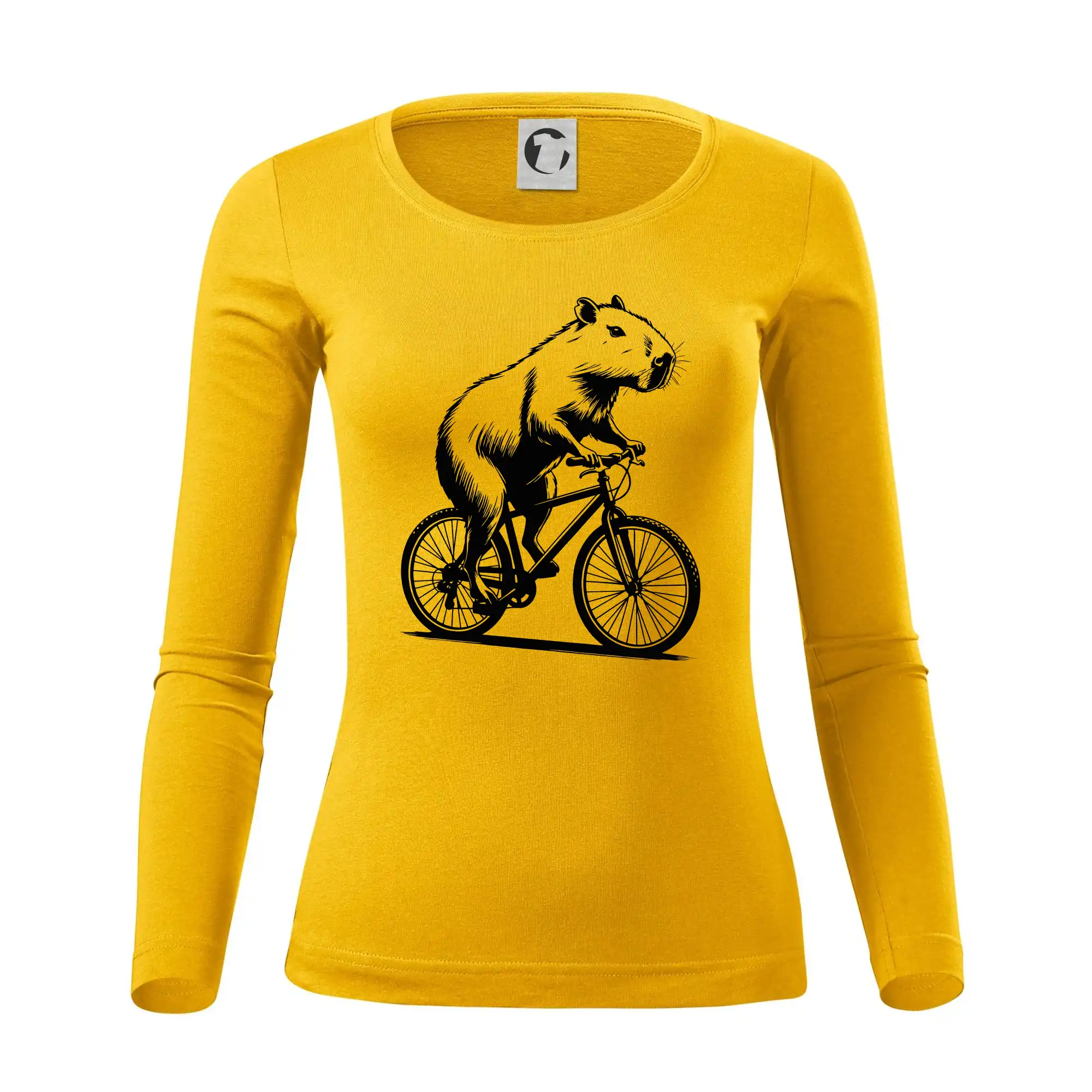 Kapybara na kole černá