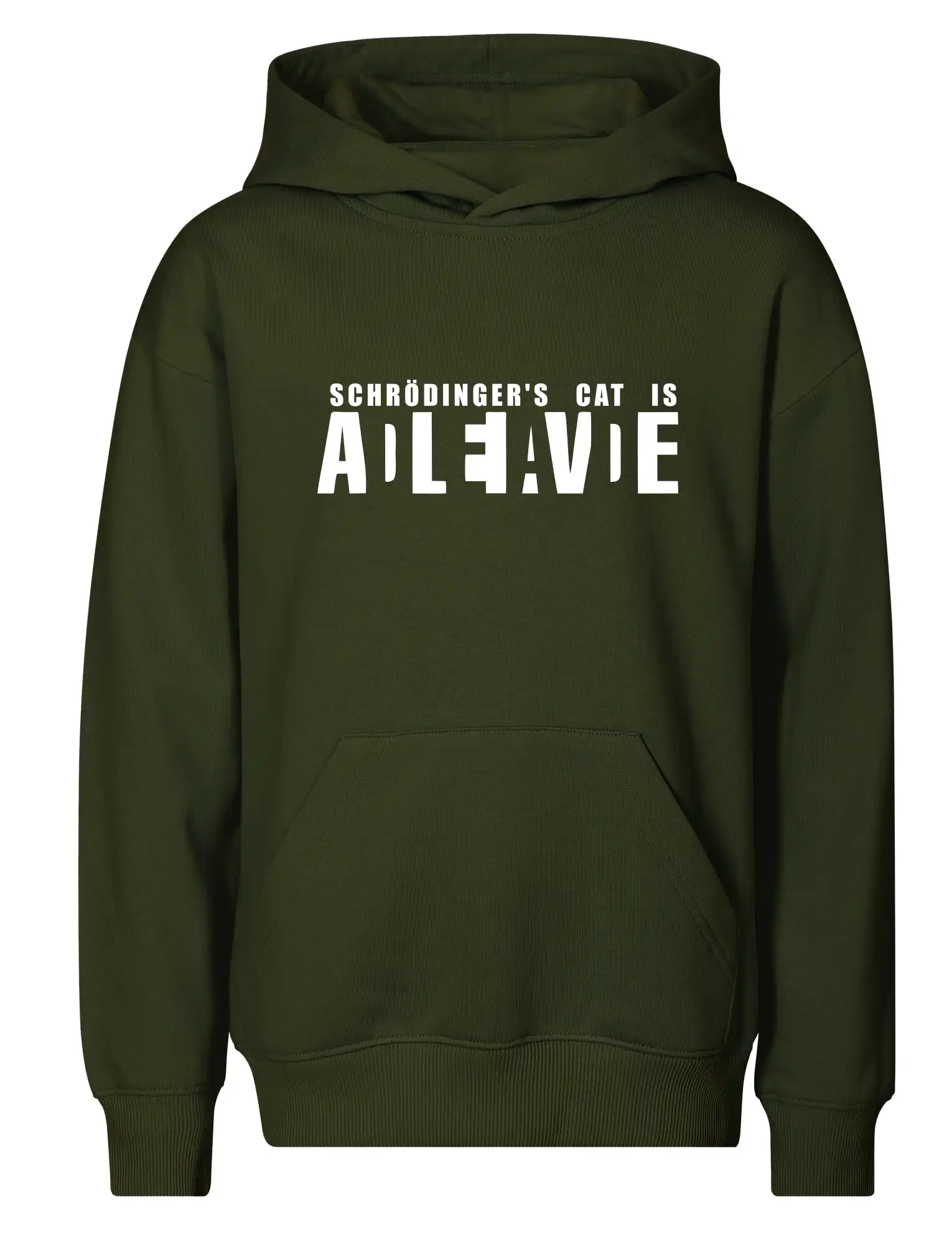 Grafické tričká - Schrödinger's Cat ADLEIAVDE - dead and alive - Detská mikina - Chill