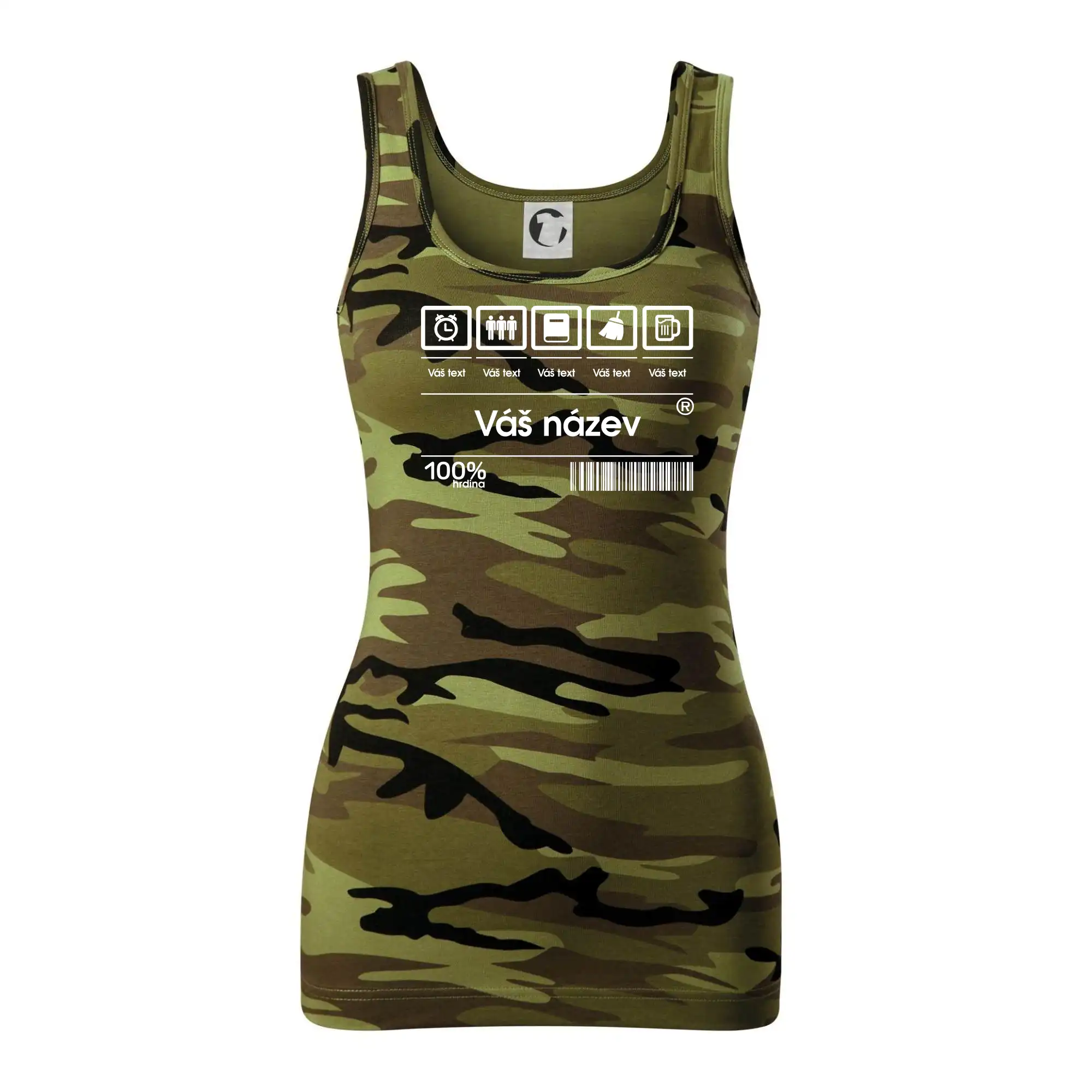 Čárový kód - Vlastní text