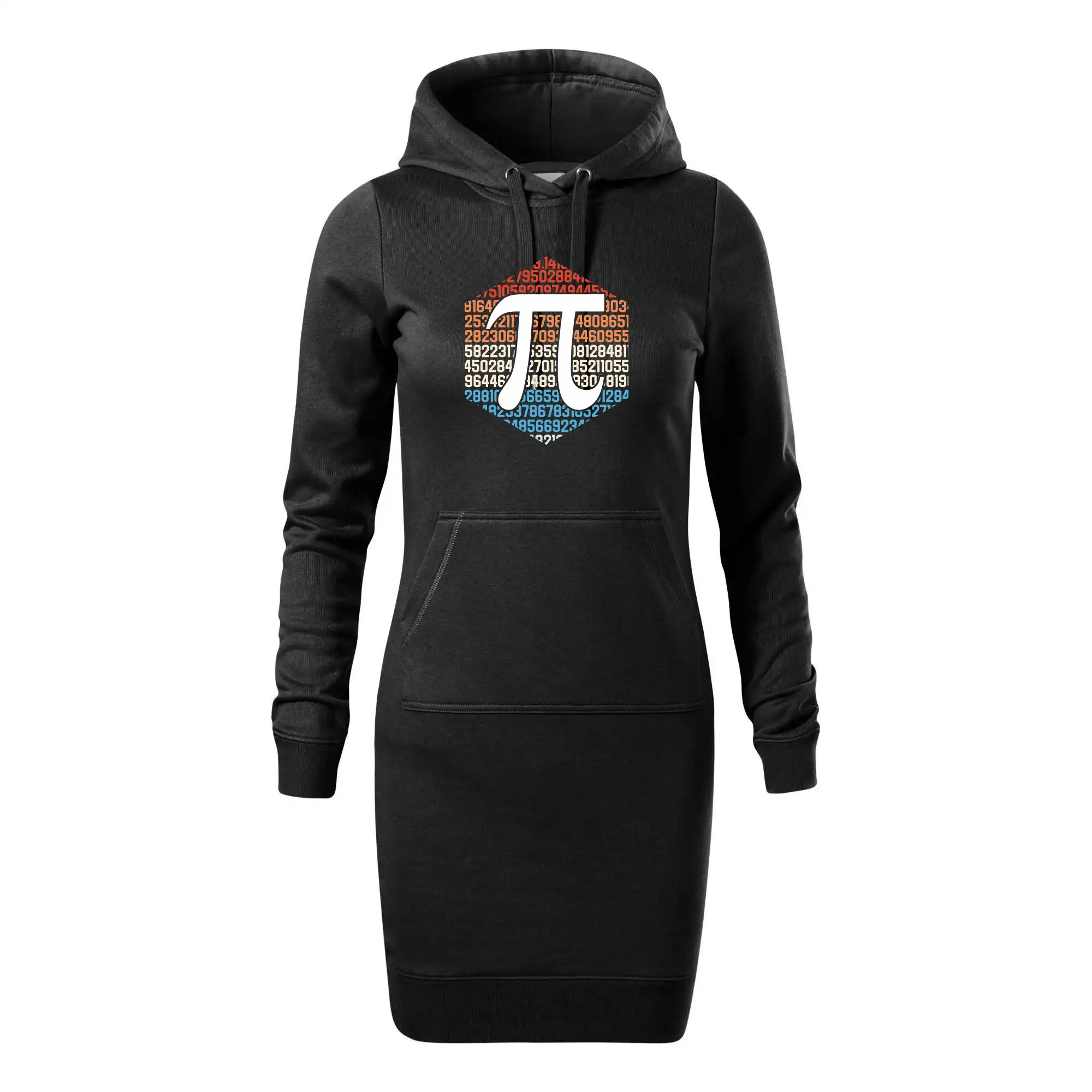 Pí s barevným pozadím