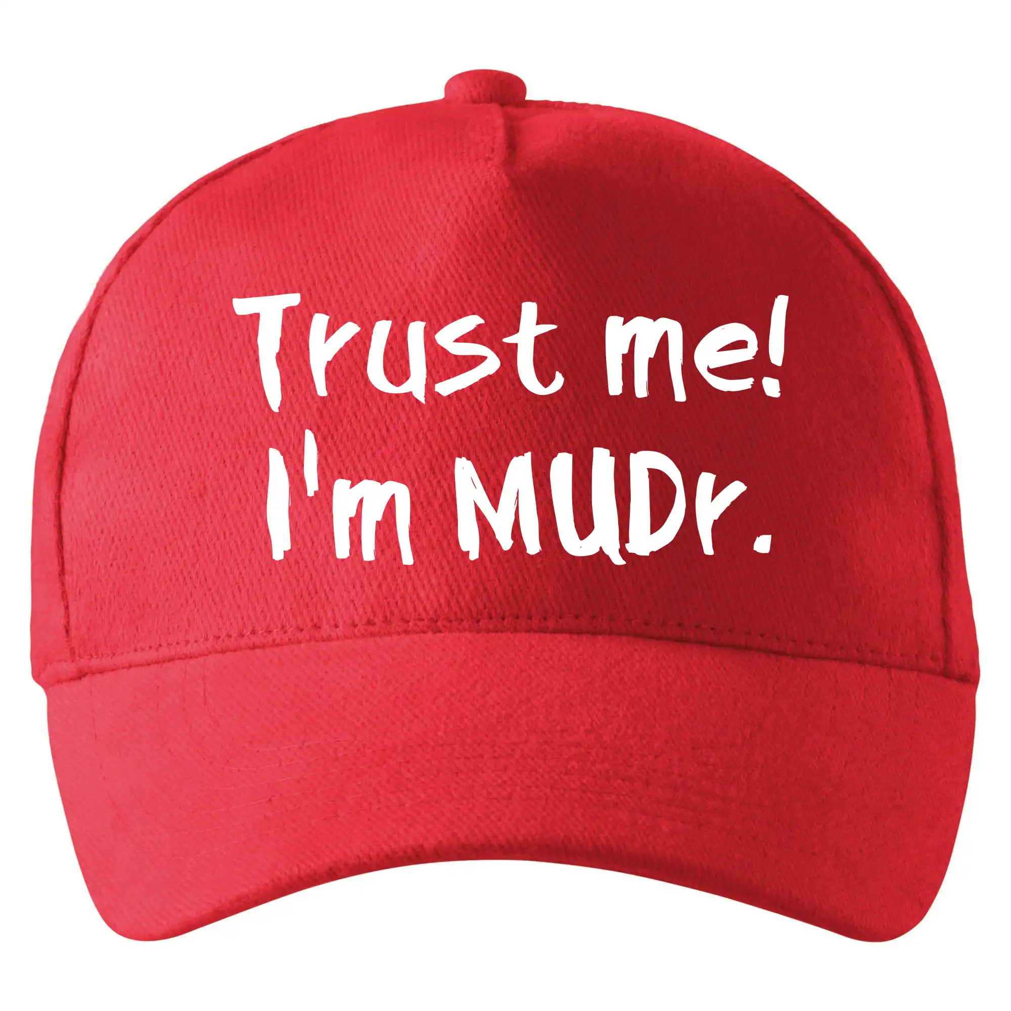 Tričká na ukončenie štúdia - Trust me I´m  MUDr. / Ver mi som MUDR. - Šiltovka so zahnutým šiltom a mosaznou sponou