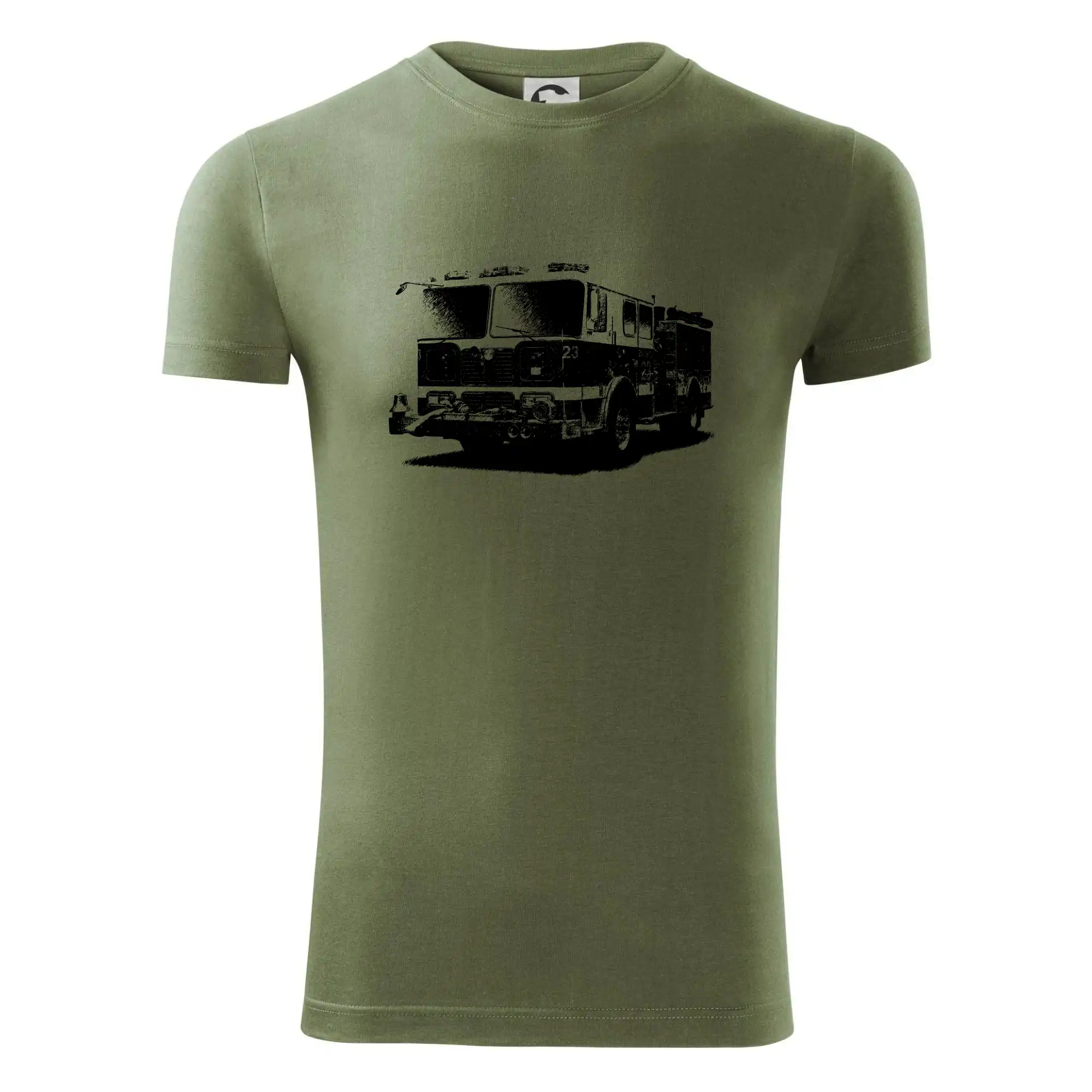 Originálne tričká pre hasičov - Hasičské auto americkej - Viper FIT - Pánske zúžené tričko