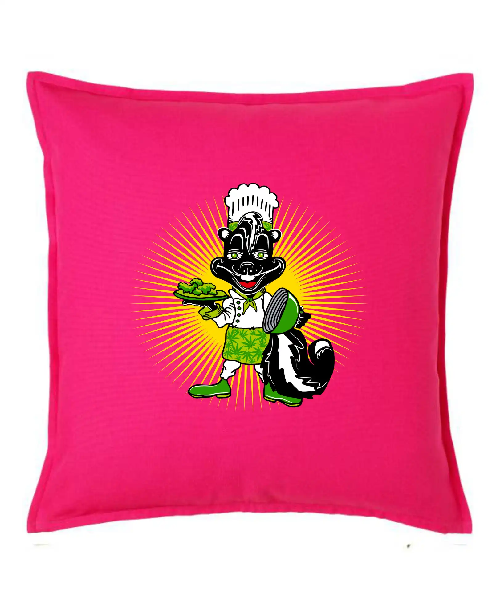 Kuchár a pekár - Skunk kuchár (Pecka design) - Vankúš 50x50