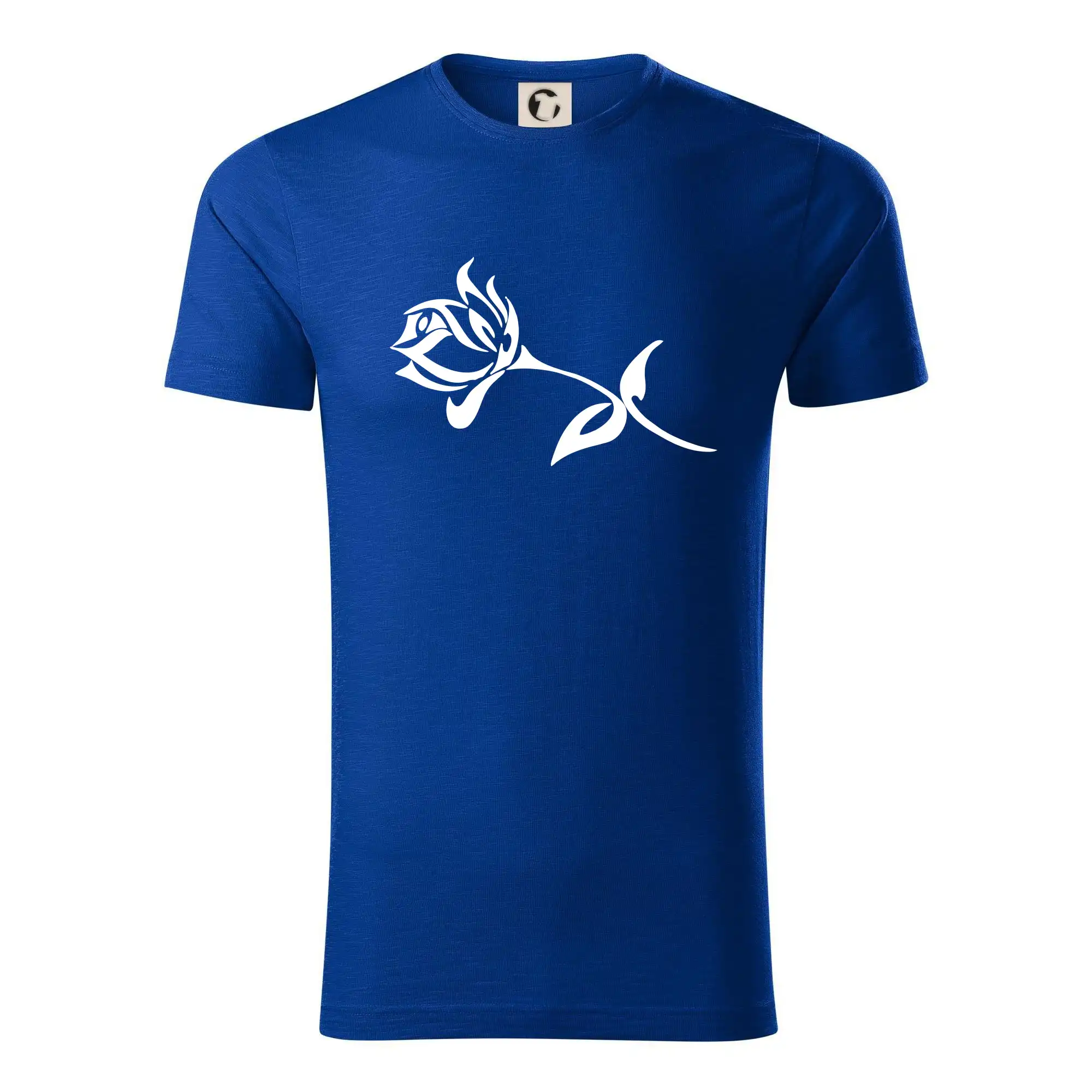 Tričká s kvetinami - Ruže obrys - Tričko z organickej bavlny