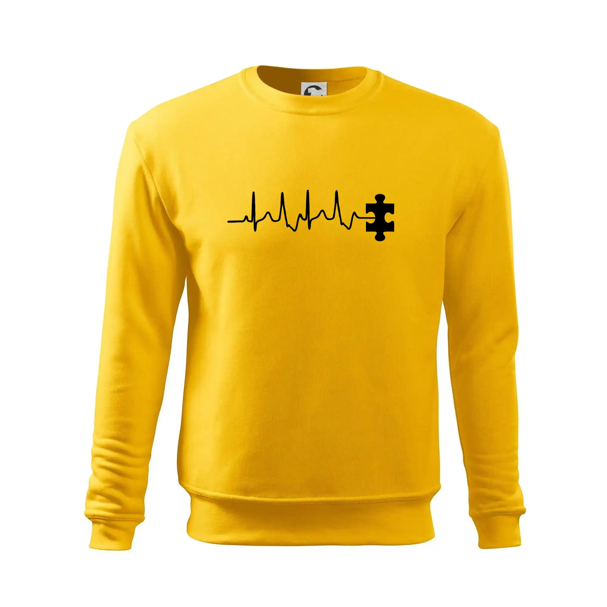Tričká pre zamilovaných - EKG puzzle rozpojené - Mikina Essential pánska