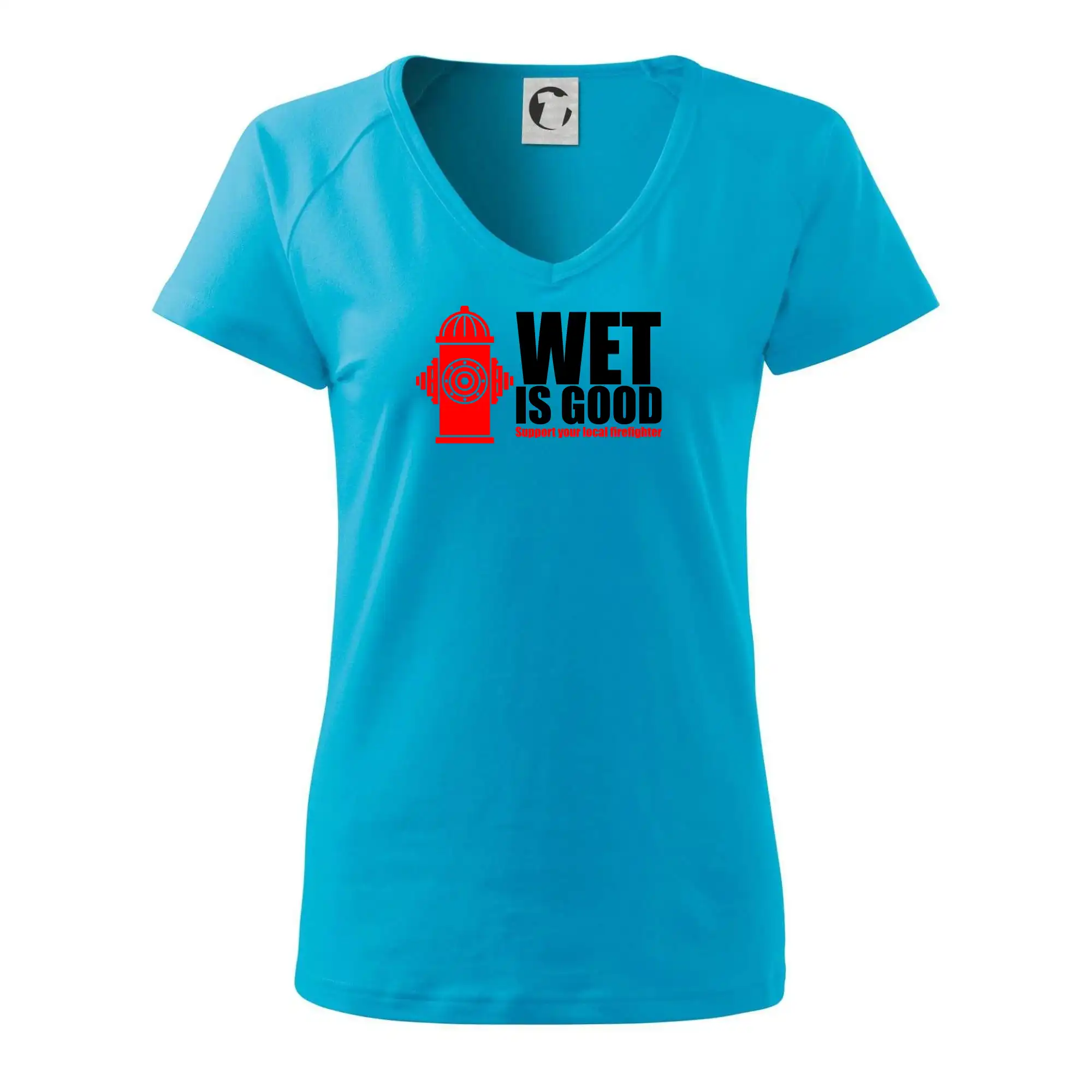 Originálne tričká pre hasičov - Wet is good - Tričko dámske Dream