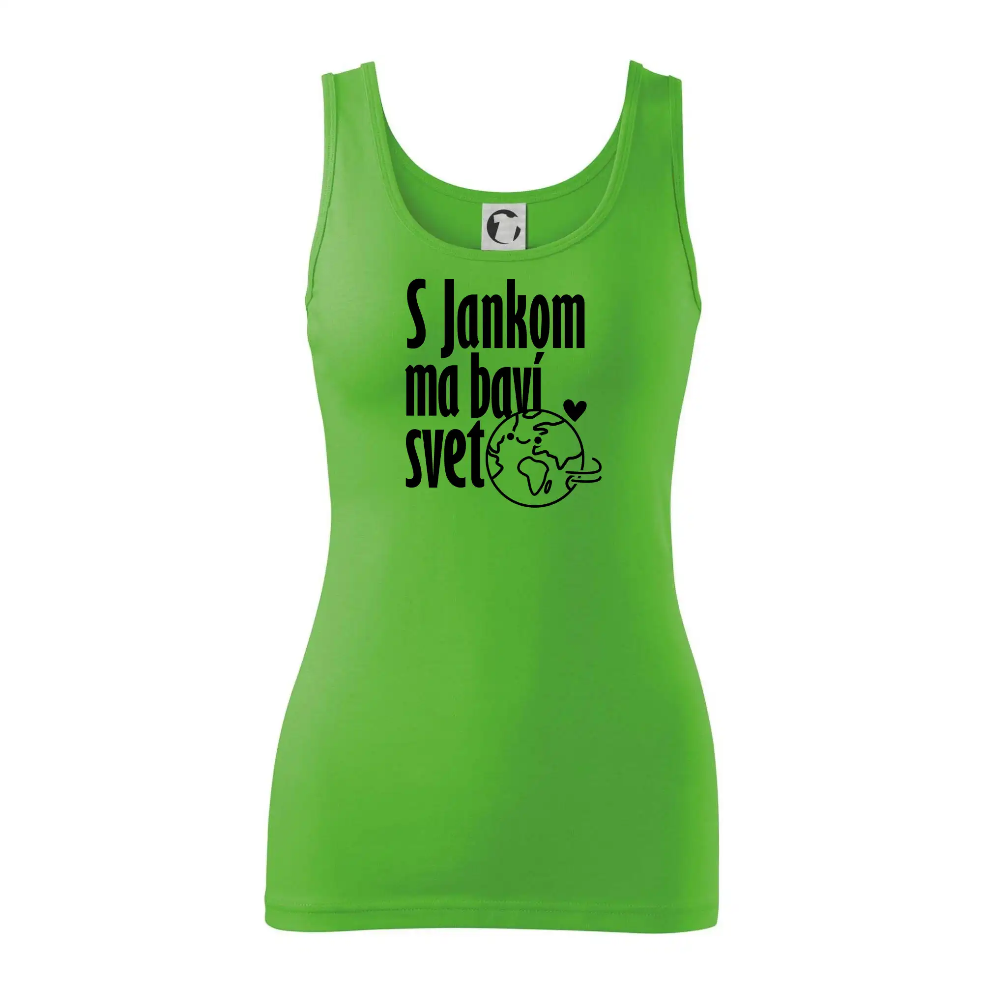 S tebou ma baví svet - vlastné meno - Dámske tielko