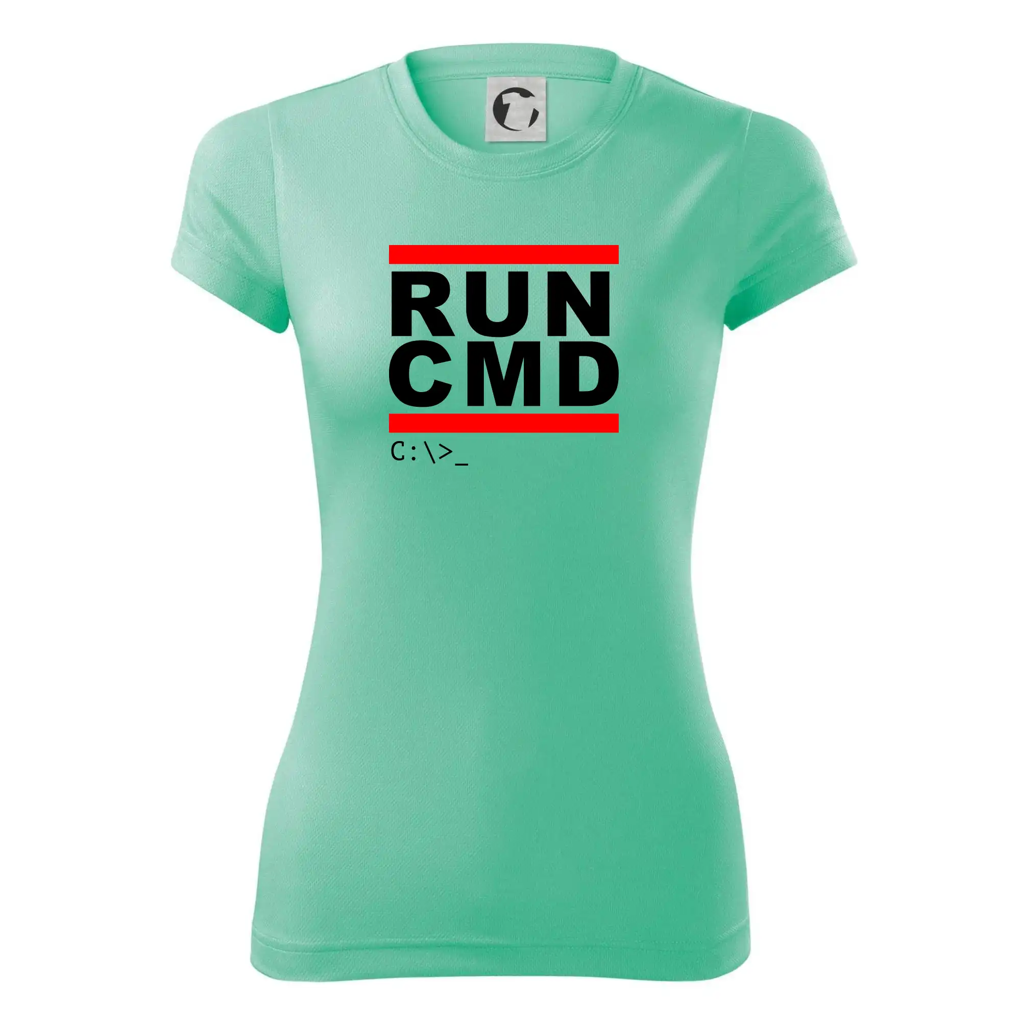 Tričká pre ajťákov - Run CMD - Dámske Fantasy športové (dresovina)