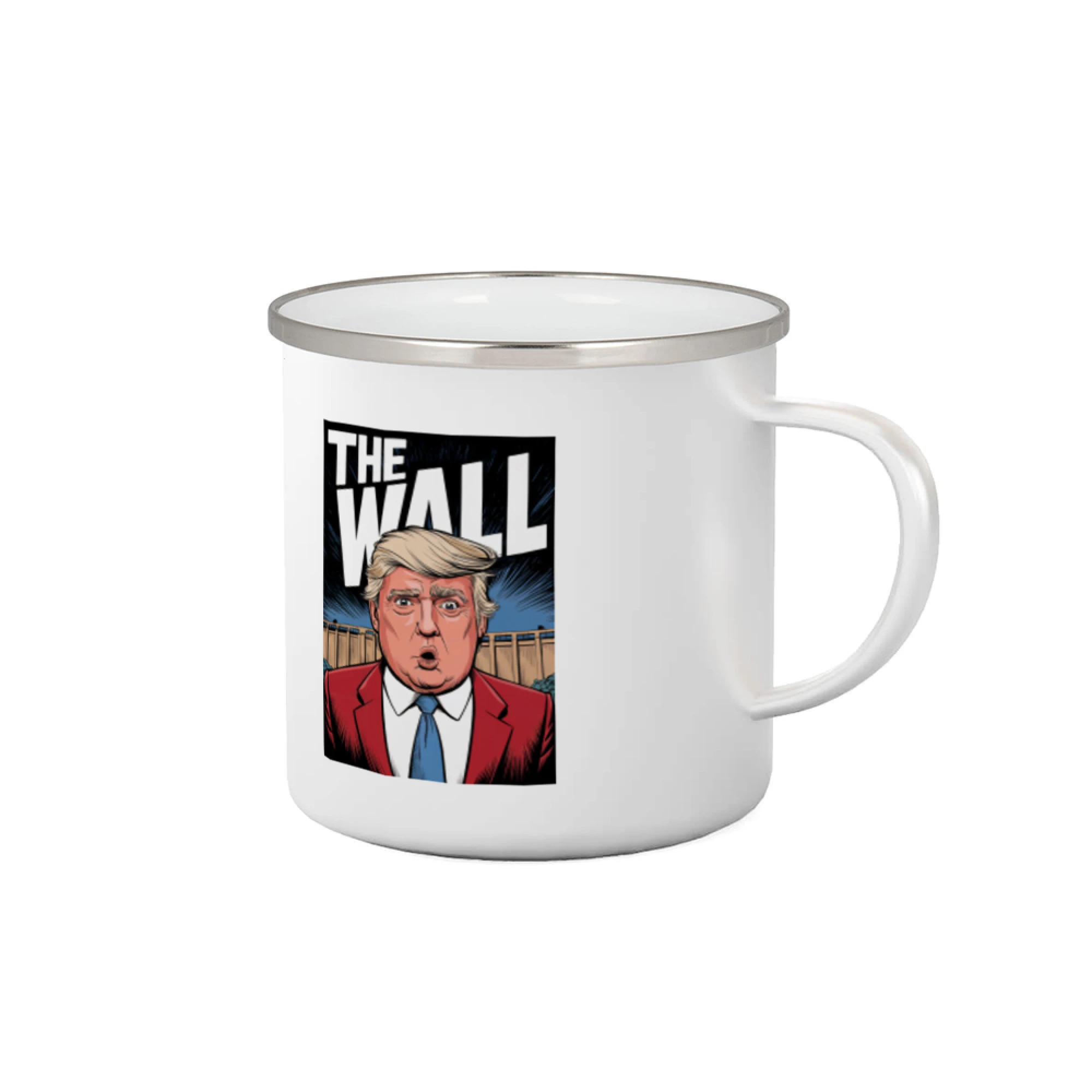 Politické tričká - The wall Trump - Plecháčik