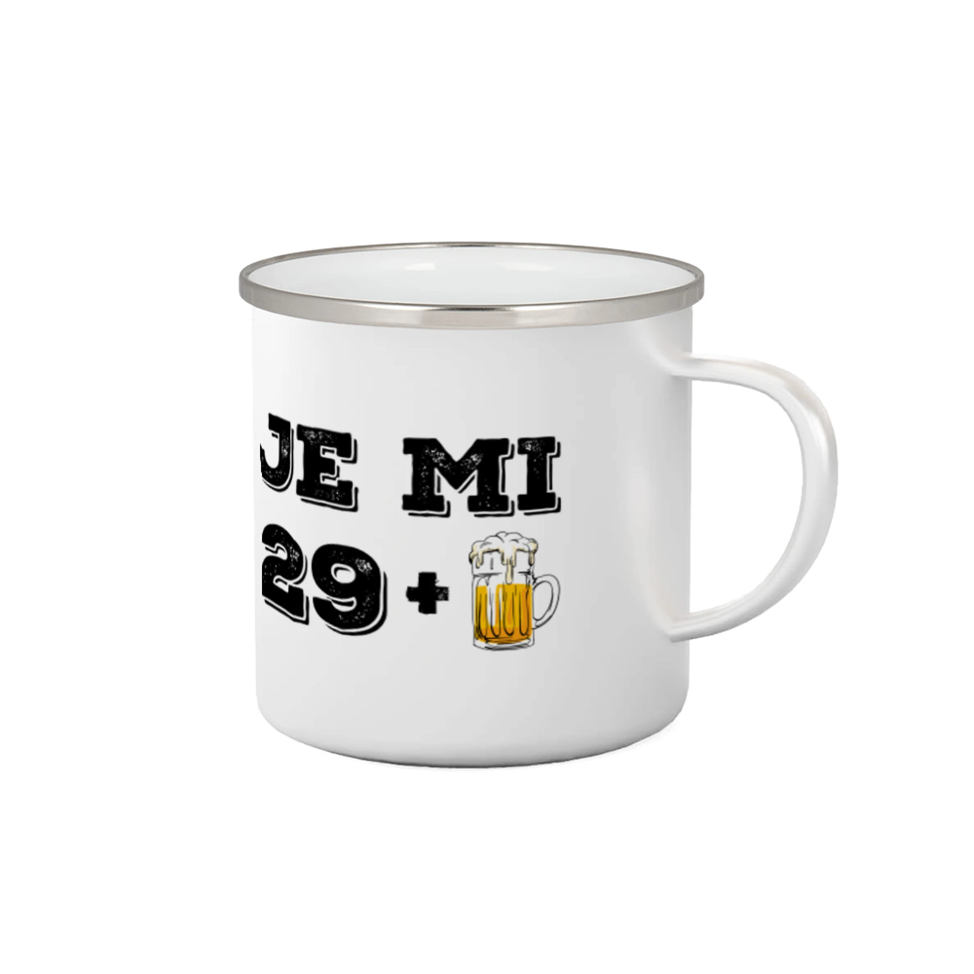 Tričko k tridsiatke - Je mi 30 pivo - Plecháčik