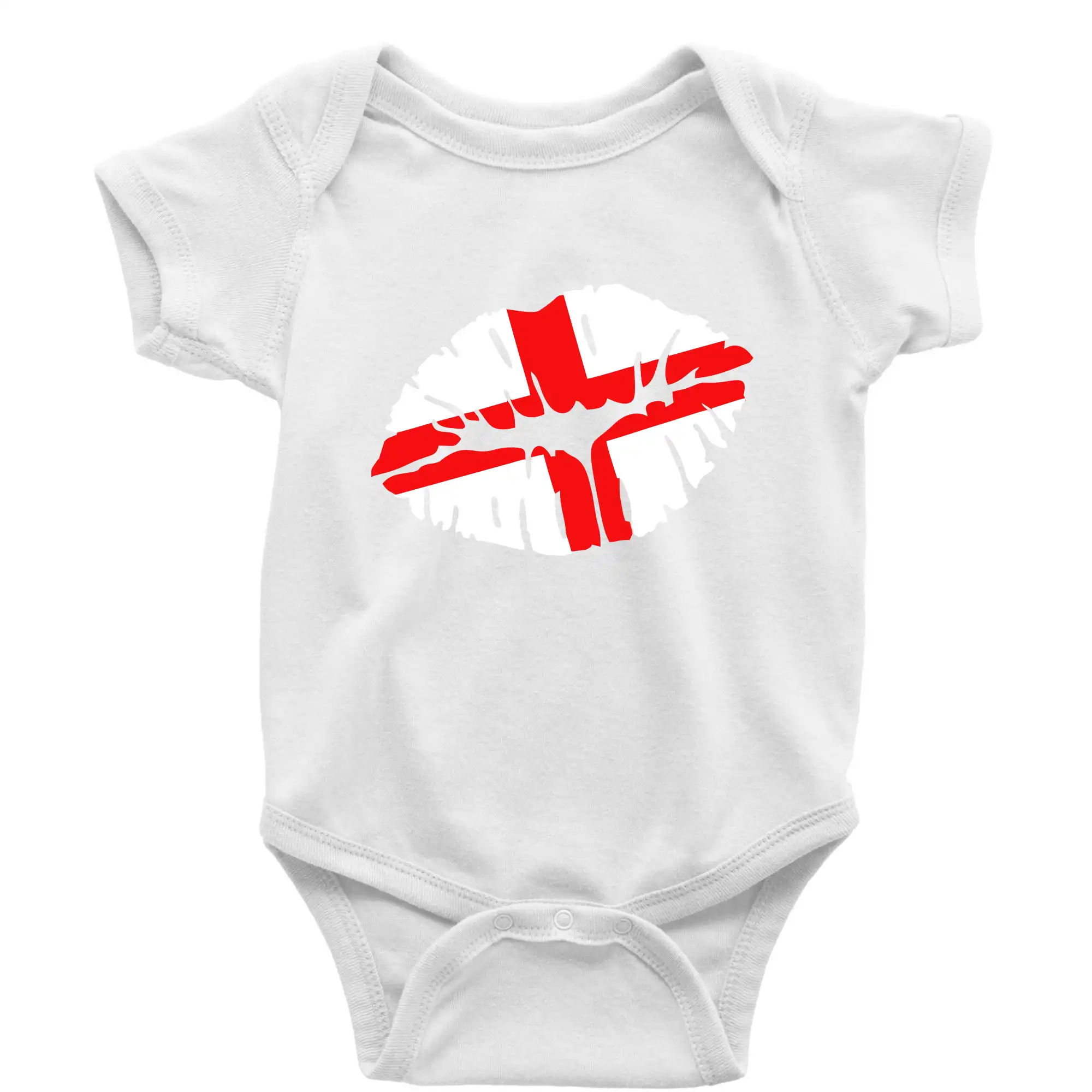 Tričká Anglicko - England kiss - Body dojčenské s krátkym rukávom