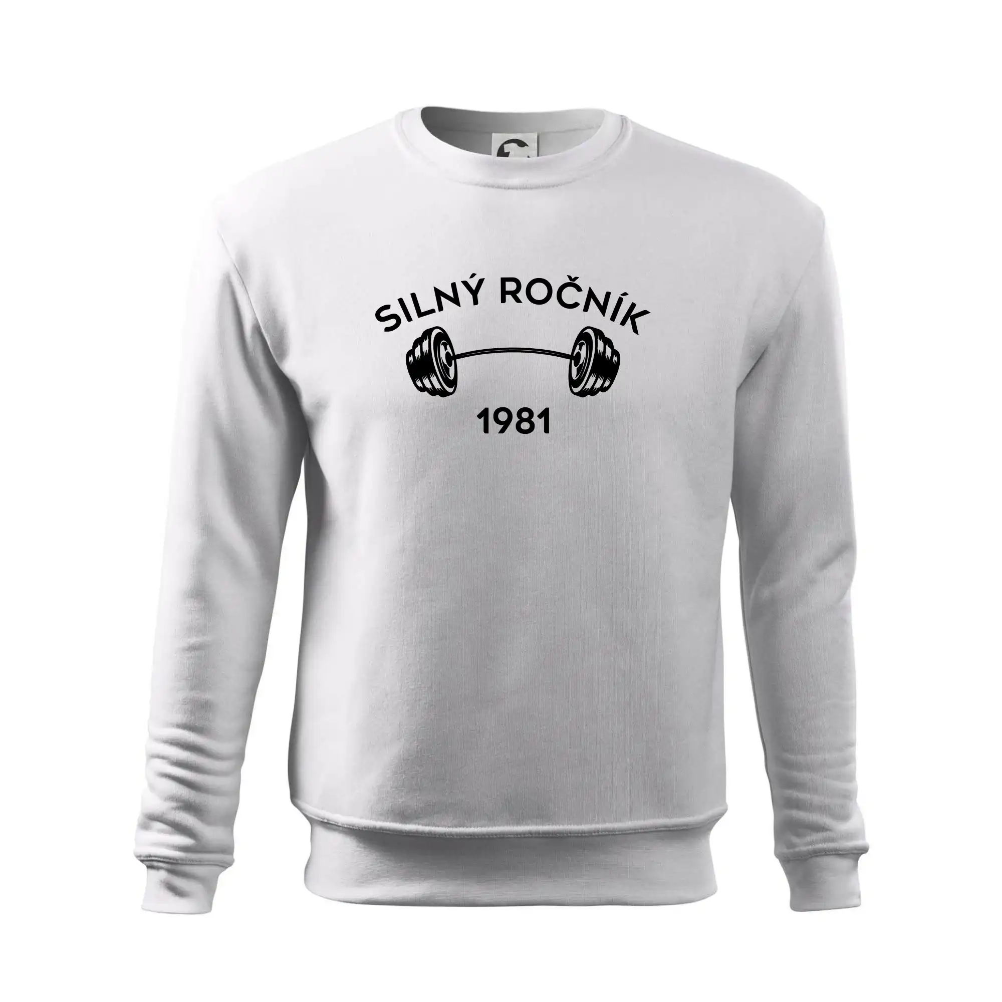 Trička s ročníkom 1981 - Silný ročník - Letopočet 1981 - Mikina Essential pánska