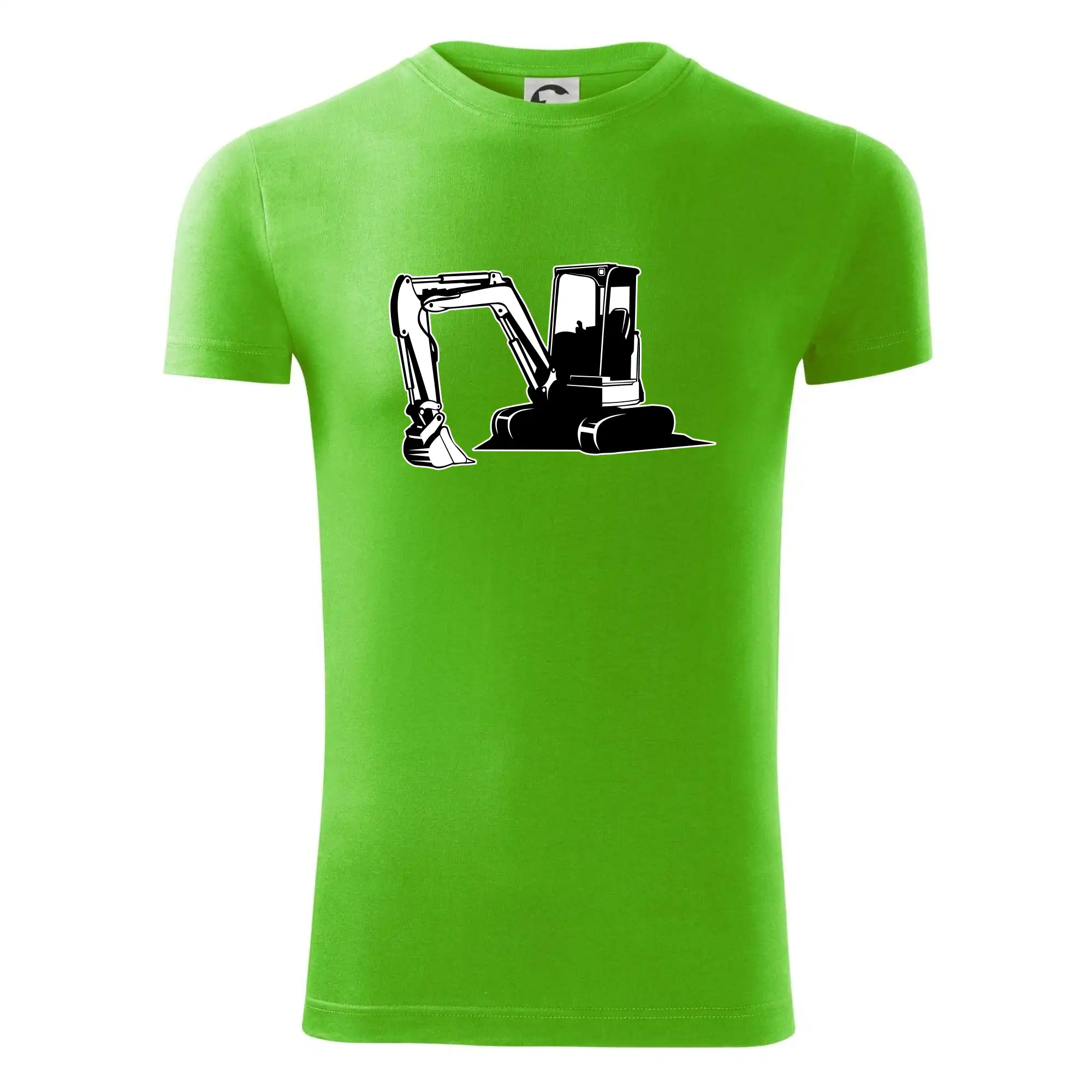 Bagr bez nápisu černobílý