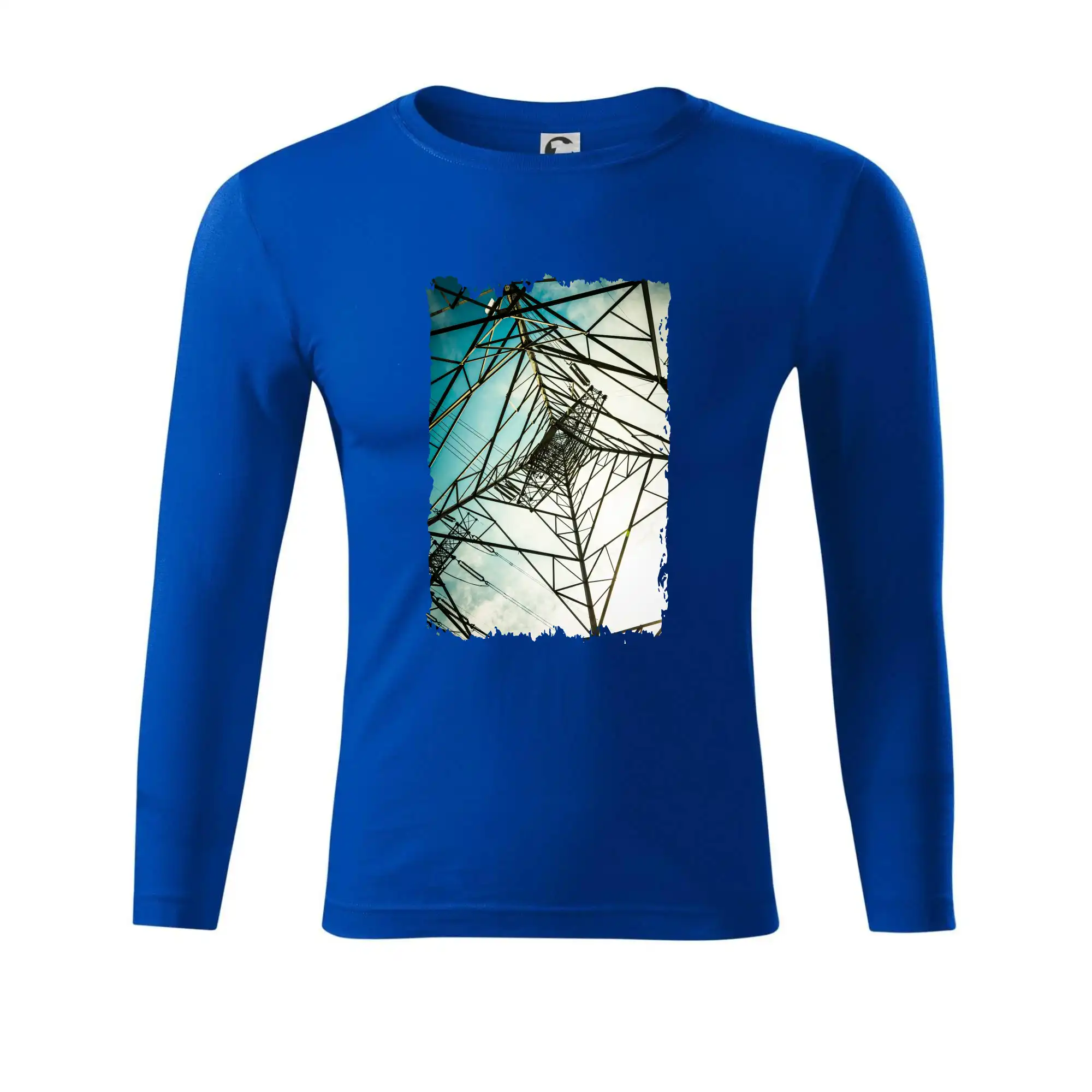 Barevné nebe - stožáry vysokého napětí