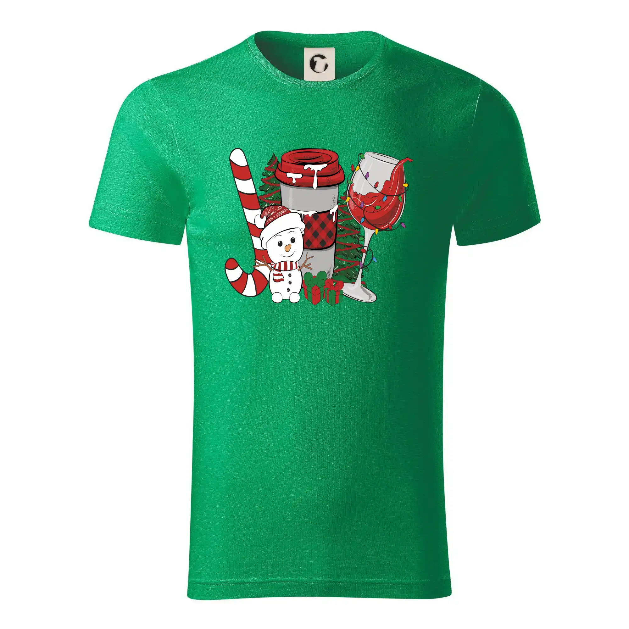 Vánoce, víno a sněhulák