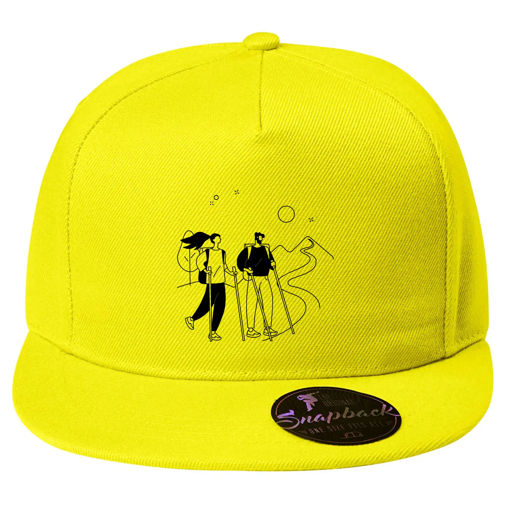 Kreslený pár na výletě