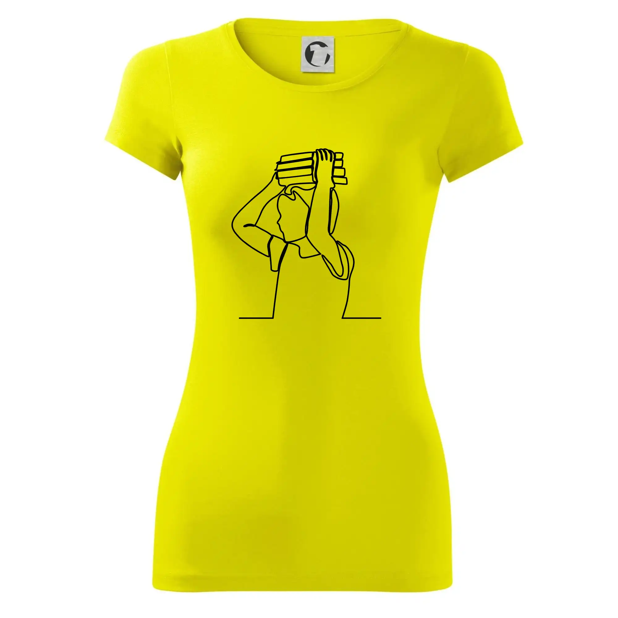 Student a kniha jedním tahem