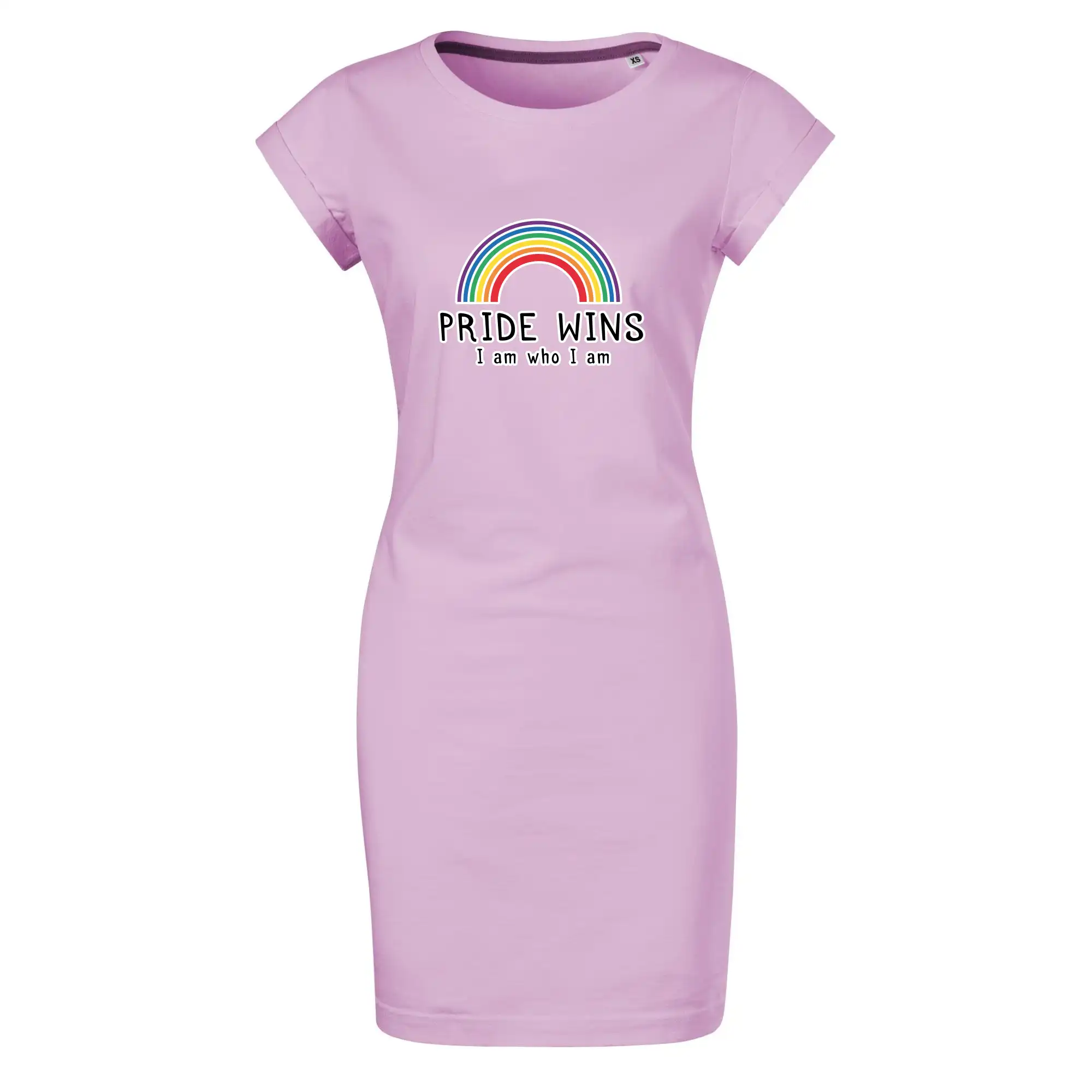 Tričká pre LGBT a Queer komunitu - Pride wins i am who i am - Tričko Šaty FREEDOM