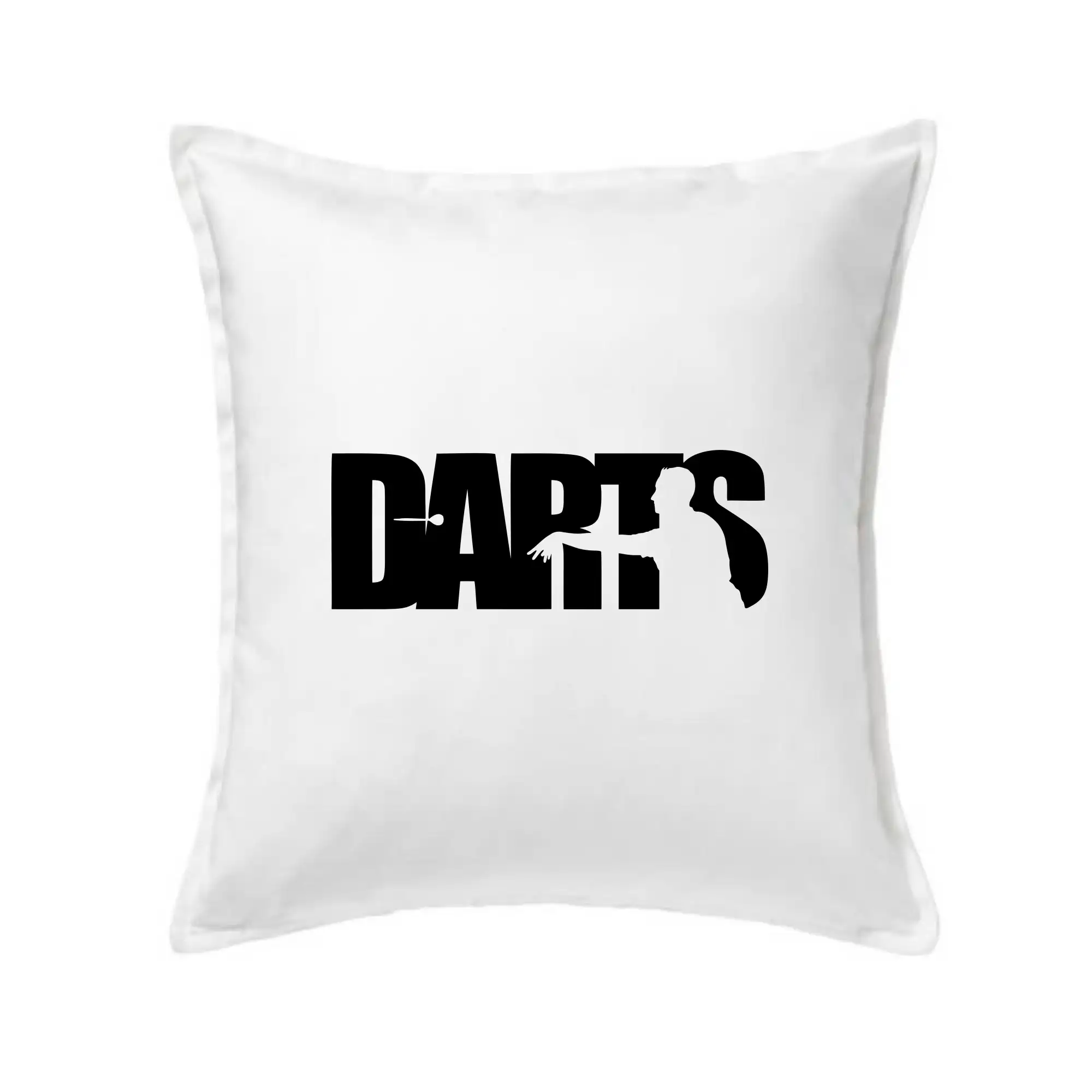 Darts - nápis se šipkařem