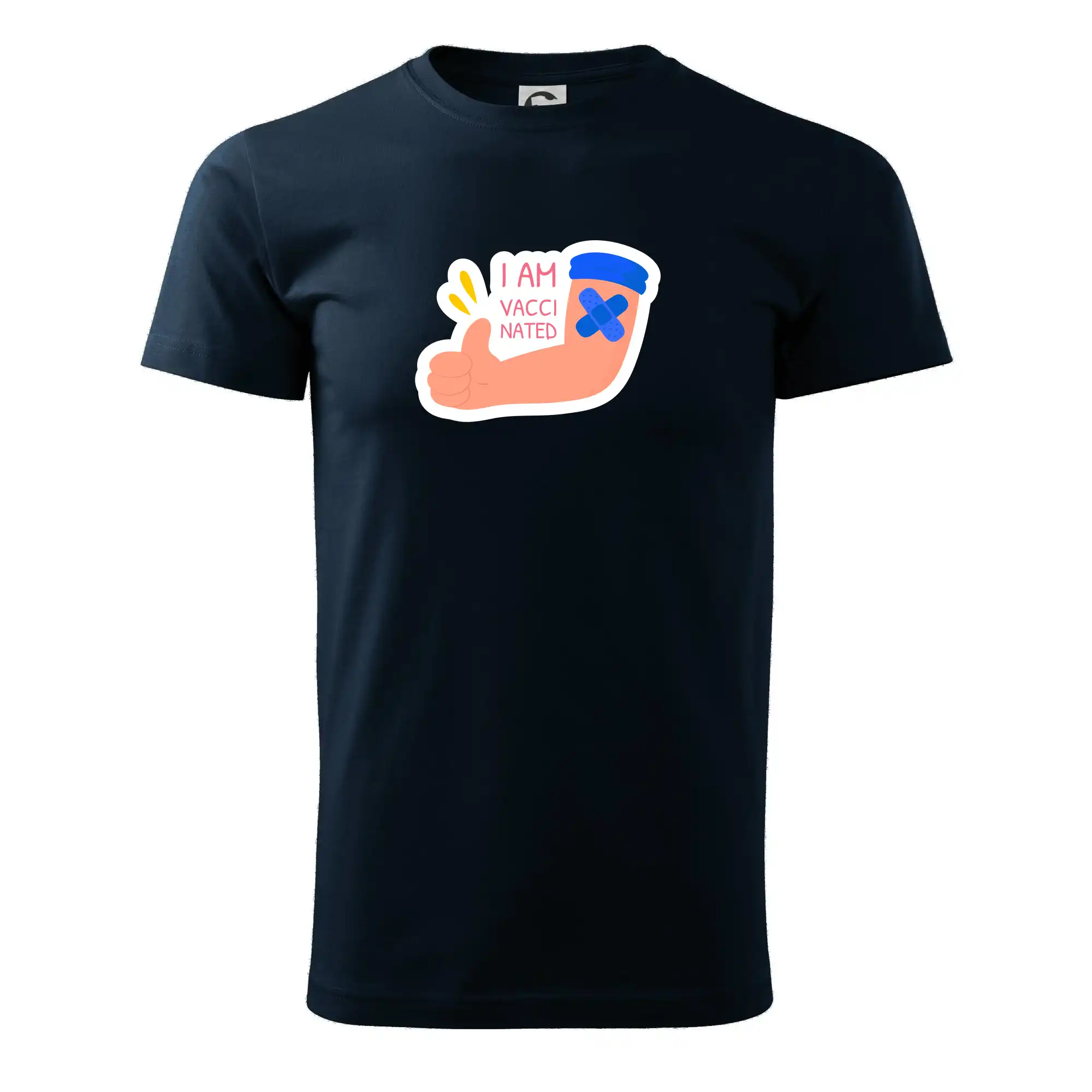 I am vaccinated - Tričko extra veľké  (5-8XL)