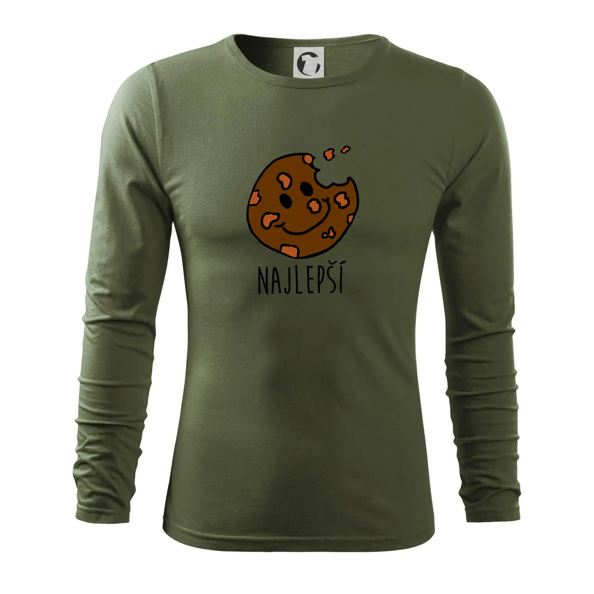 BFF tričká pre najlepšie kamarátov - Najlepší priatelia - Sušienka a mlieko - Tričko s dlhým rukávom FIT-T long sleeve