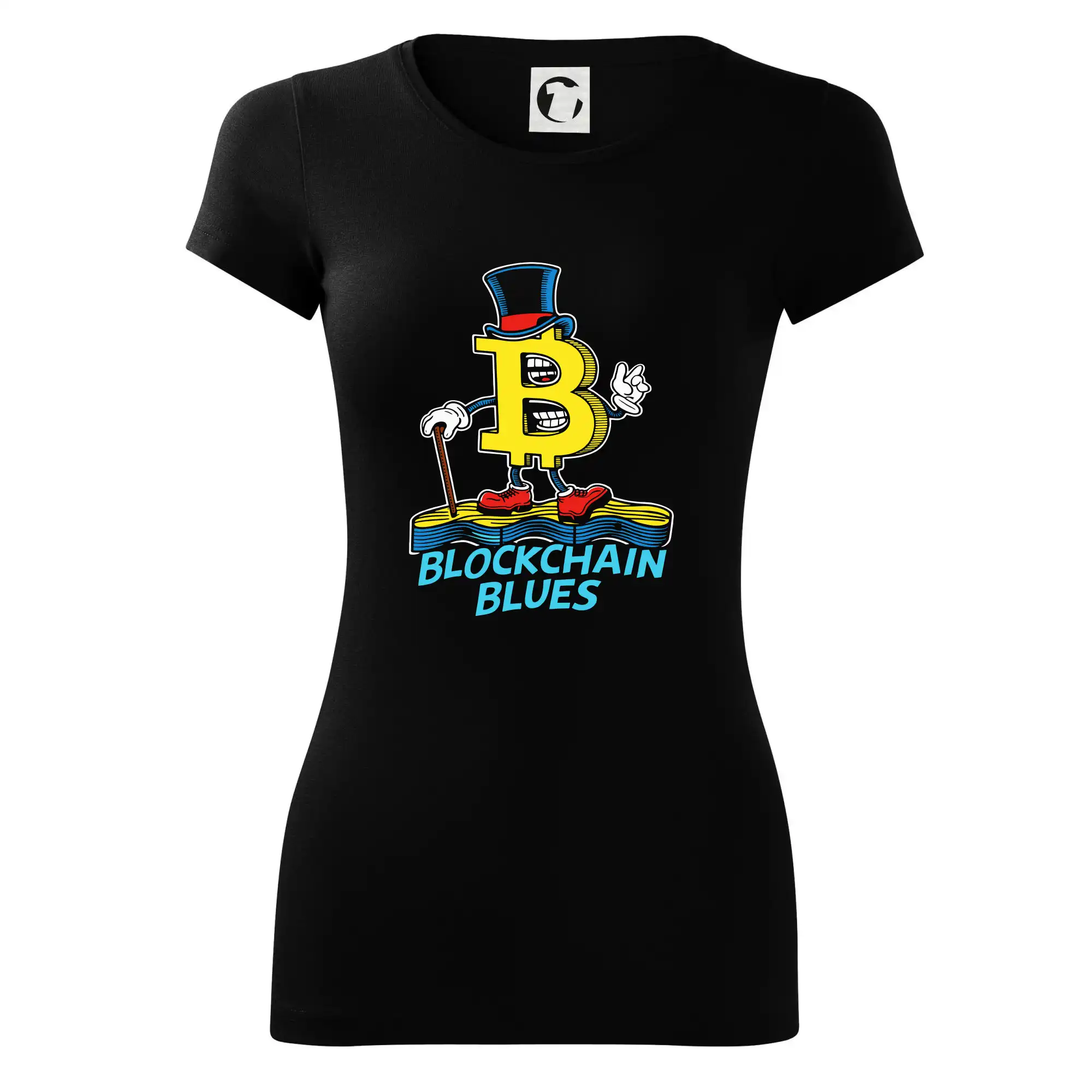 Blockchain Blues - Dámske tričko Glance - Priliehavejší strih