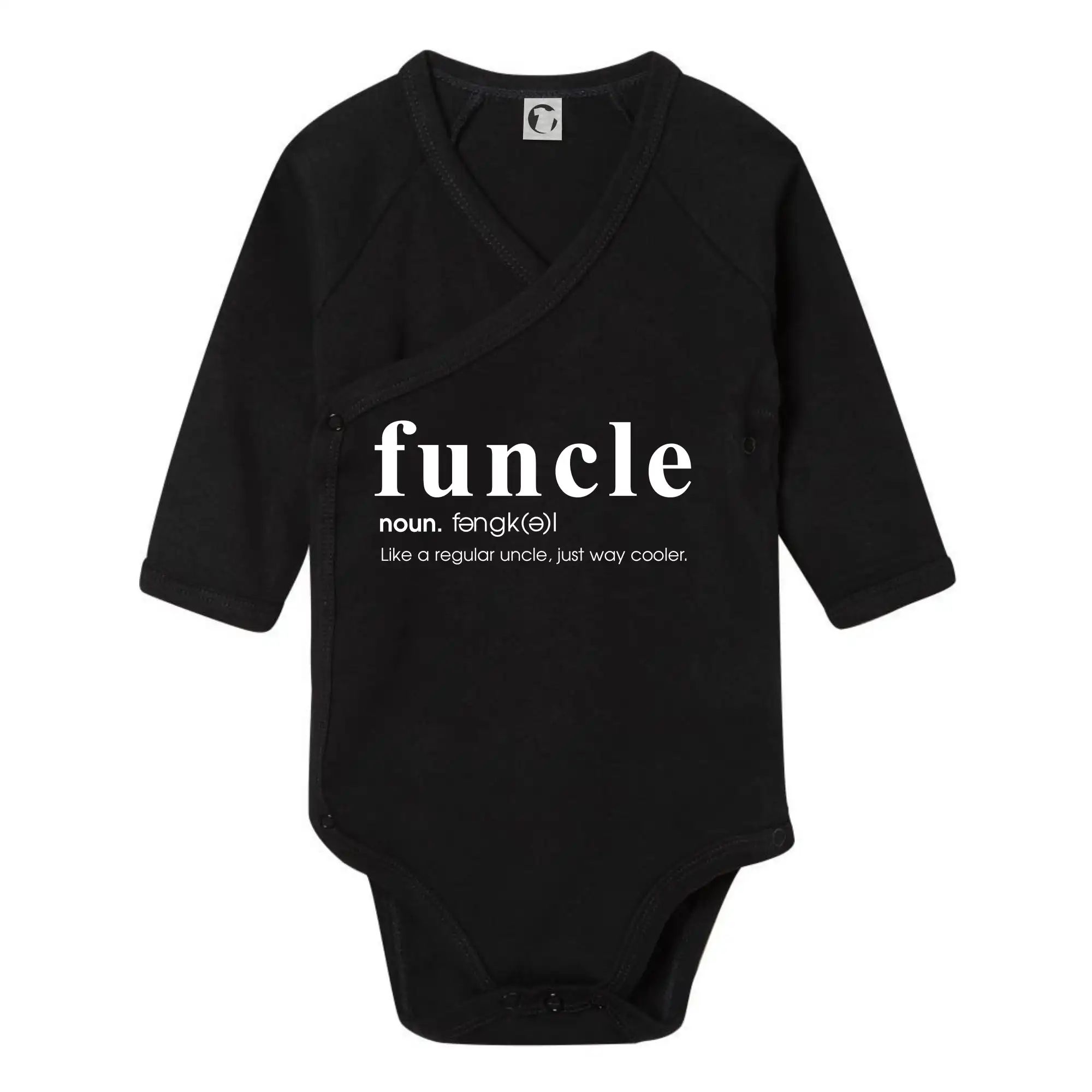 Funcle - cooler uncle - Body zavinovacie s dlhým rukávom