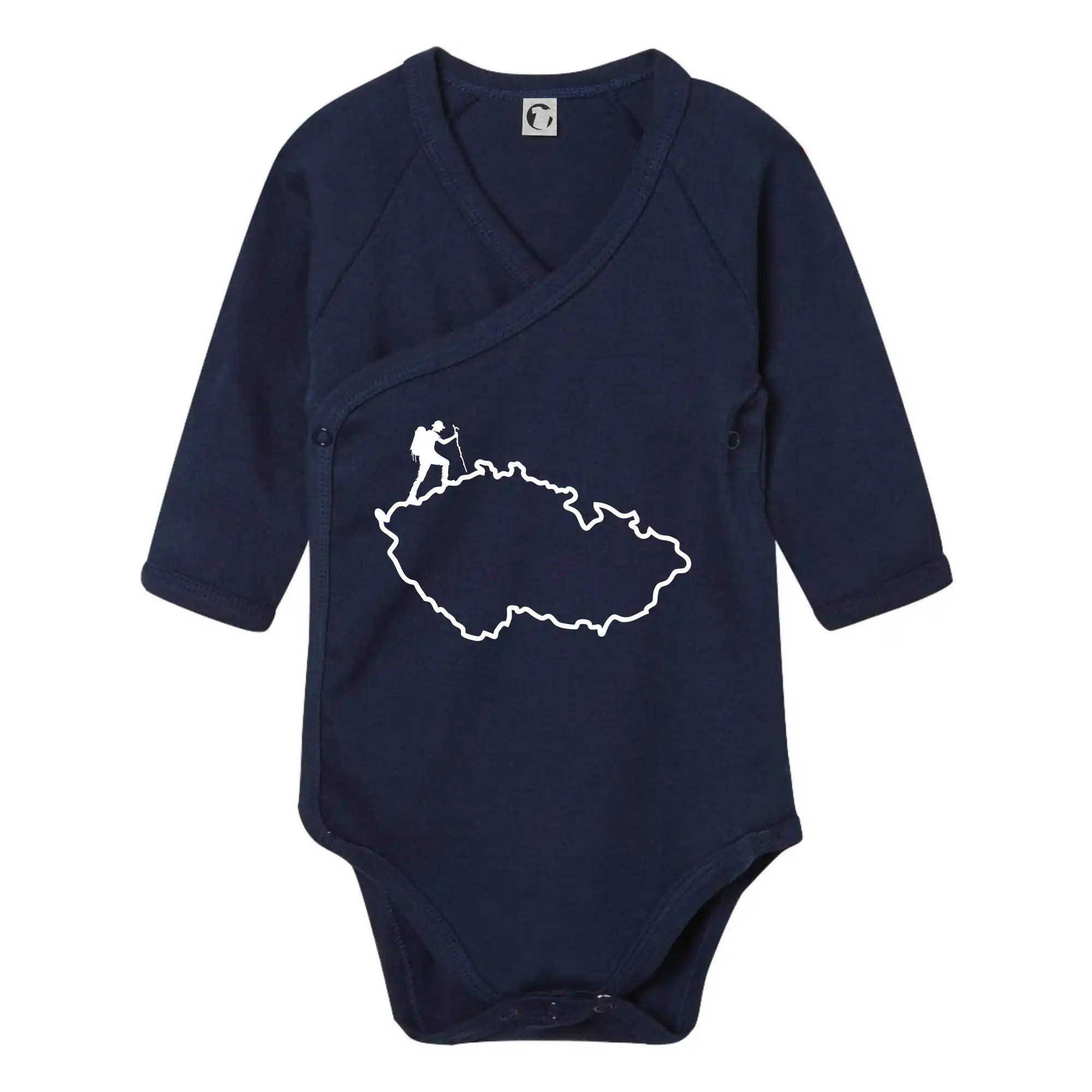 Český turista - Body zavinovacie s dlhým rukávom