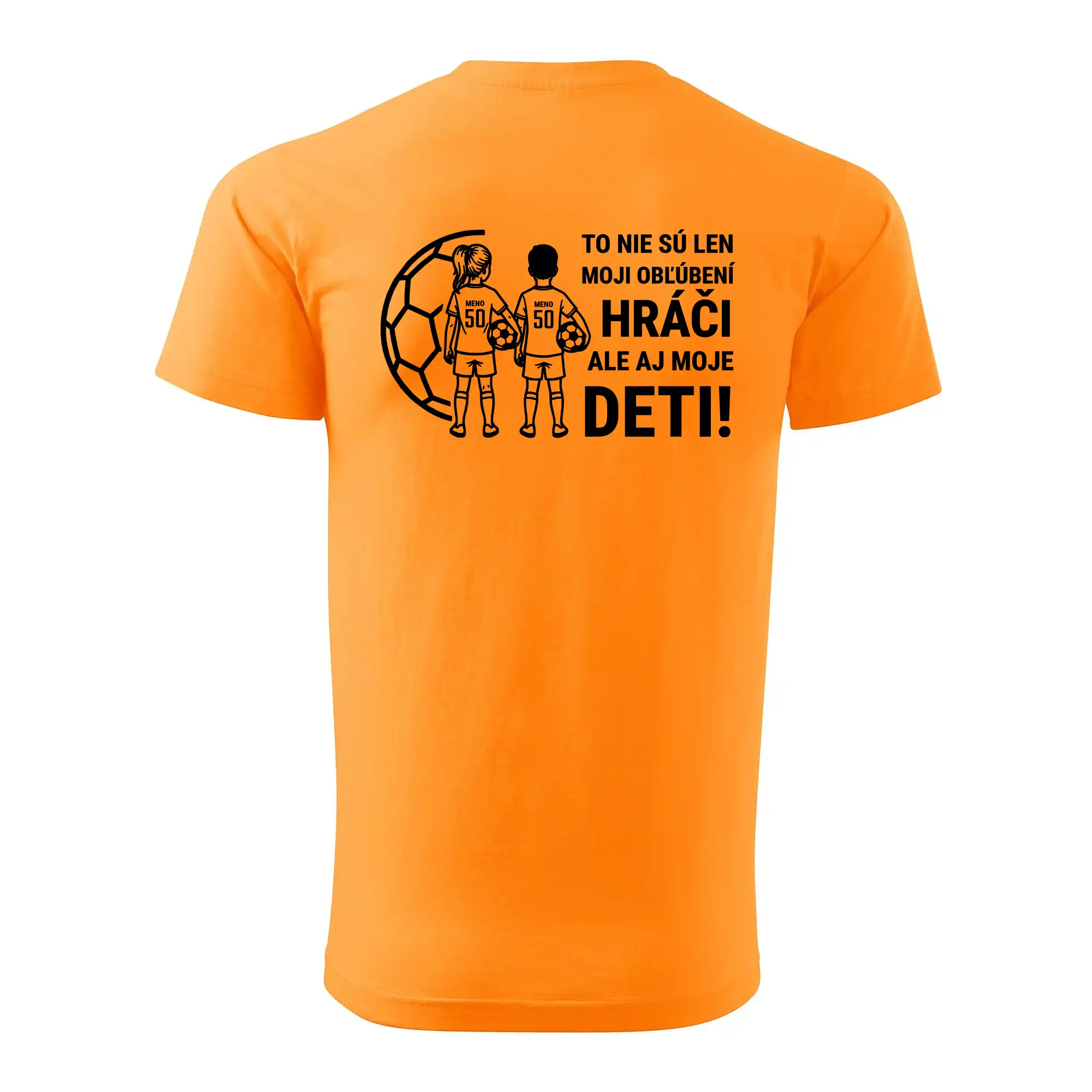 Futbalový otec - syn a dcéra (vaše meno a číslo)