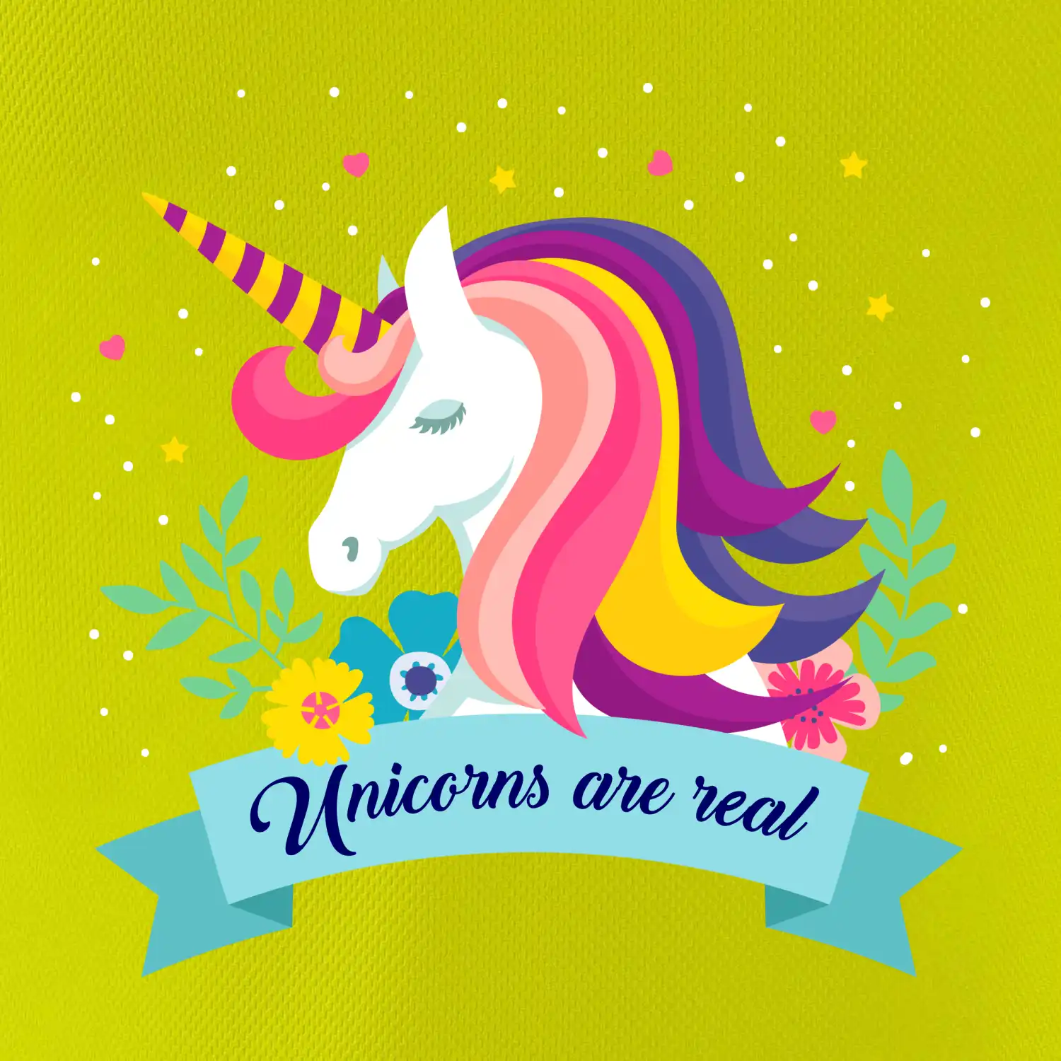 Unicorns are real duhový