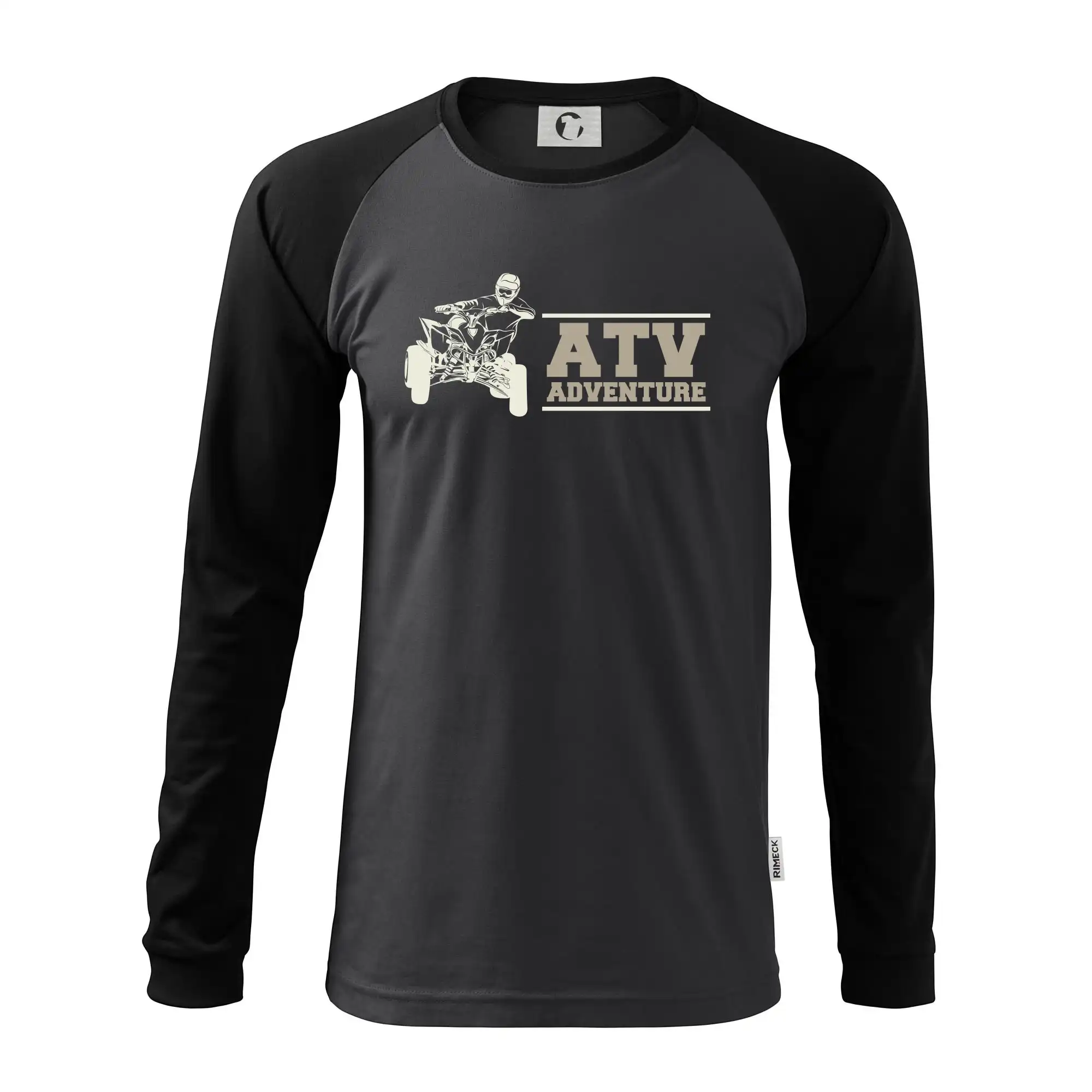 Tričko s štvorkolkou - ATV quad nápis - Pánske tričko s dlhým rukávom LS130